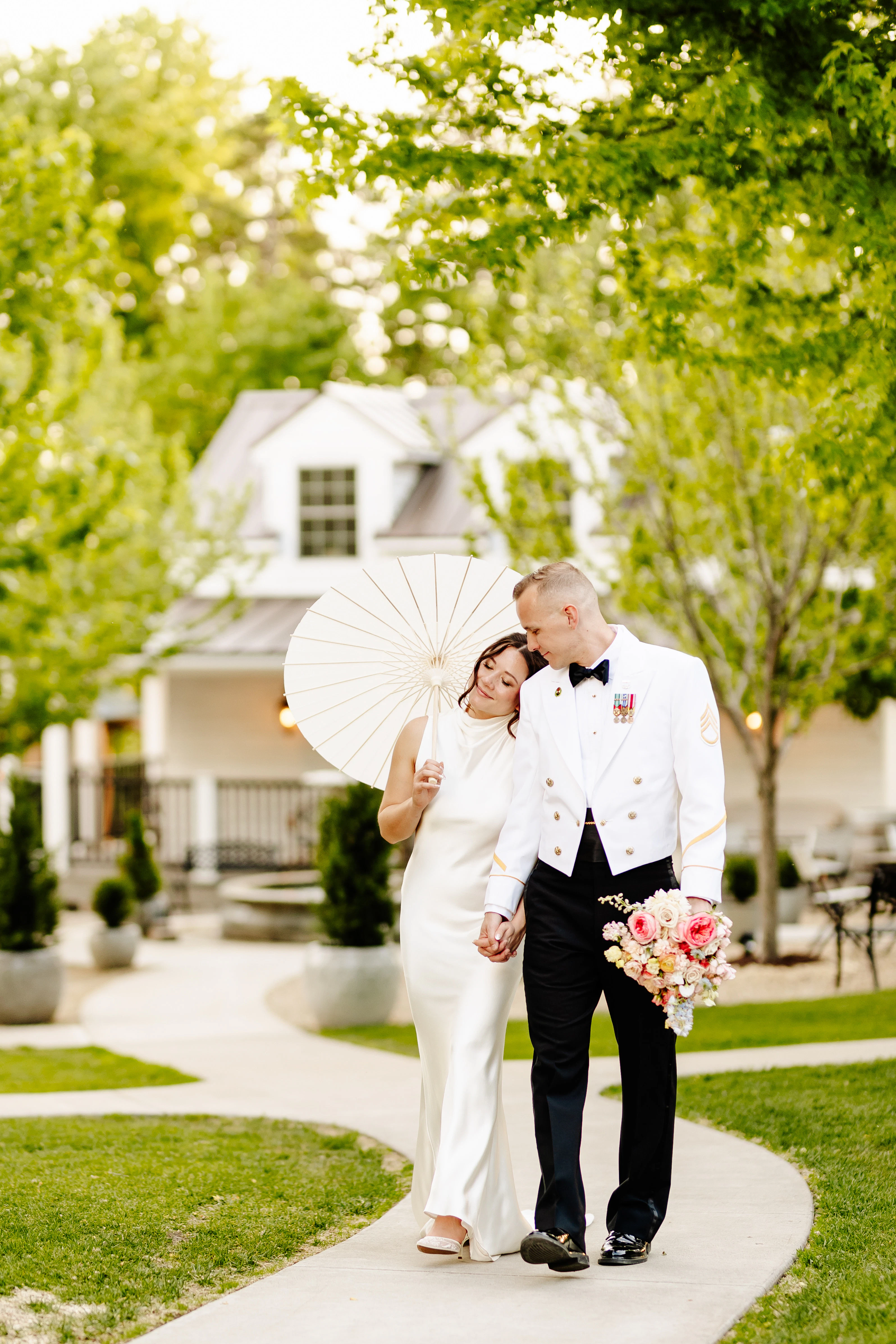 Bride and Groom at Legacy Hill Farm