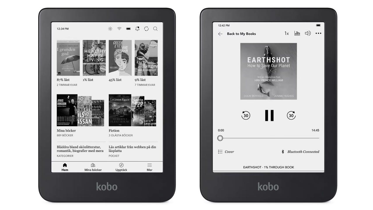 Kobo Libra 2 Vattentät läsplatta 7” med wifi - Läsplattor