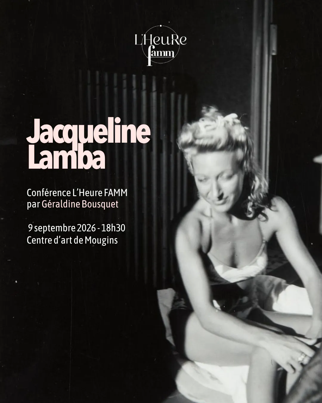 Visuel L'Heure FAMM x Jacqueline Lamaba