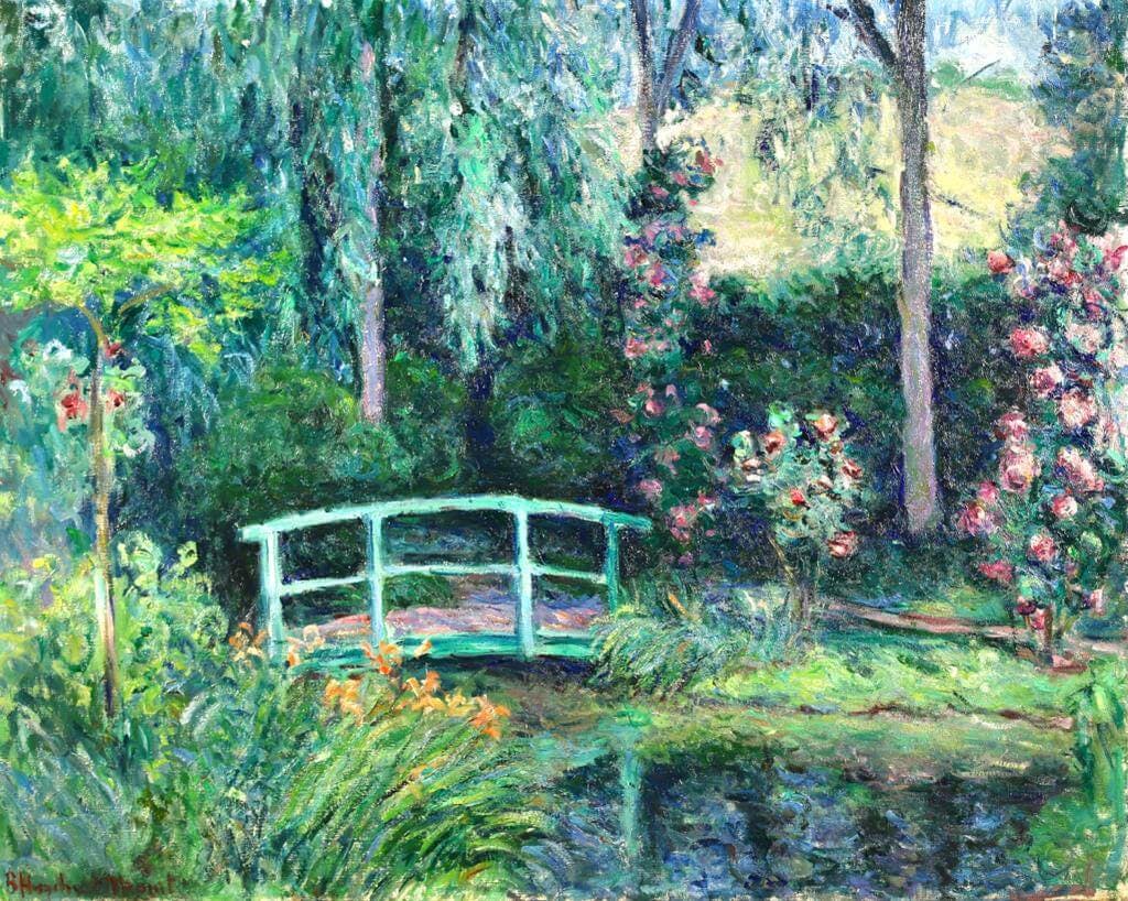 CL1362 Blanche Hoschedé-Monet, Le petit pont de Giverny, 1920-1926