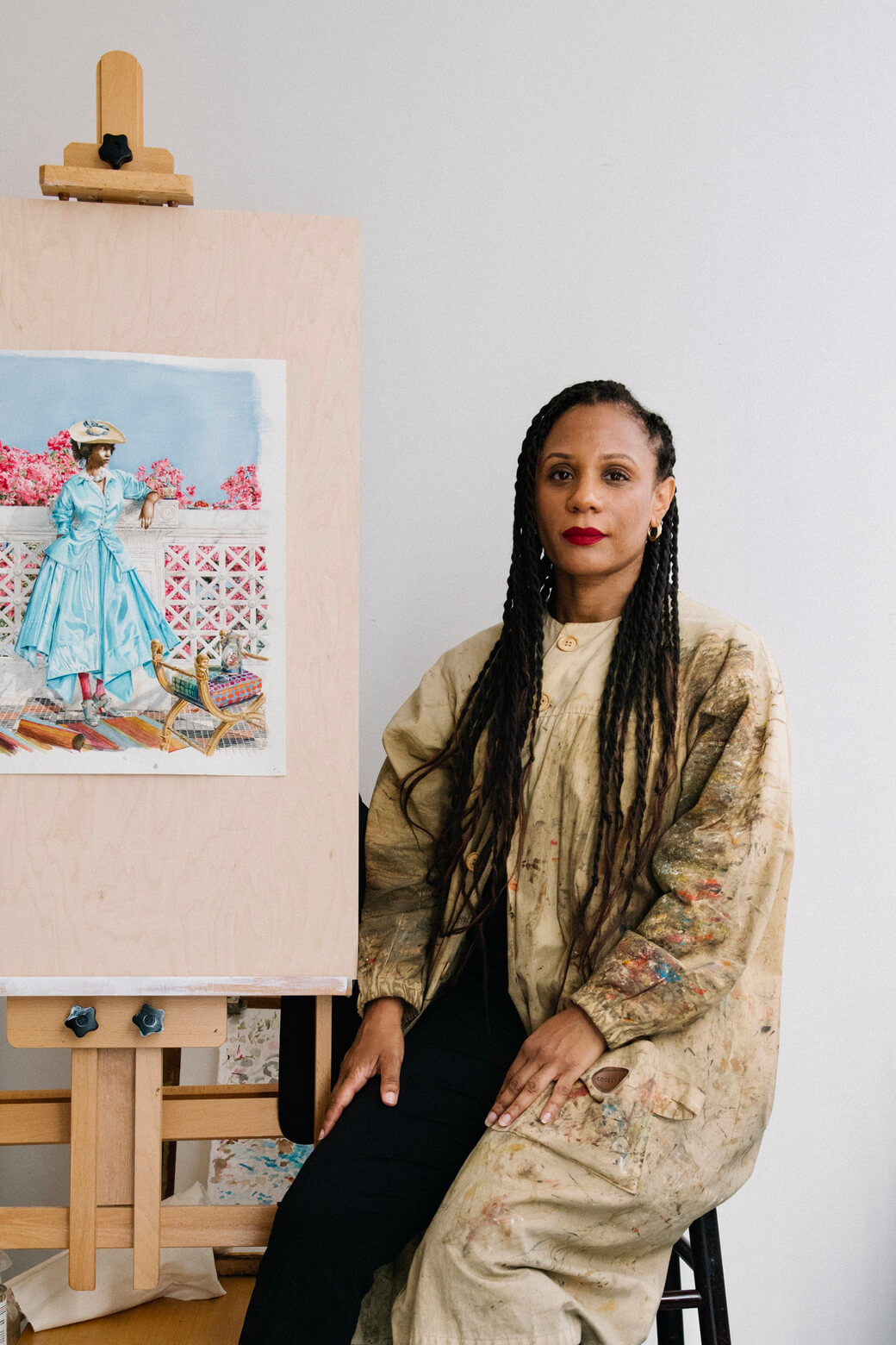 Portrait d'Elizabeth Colomba © Anton Corbijn, 2018 and Vogue; image courtesy the artist