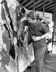 Perle Fine dans son studio