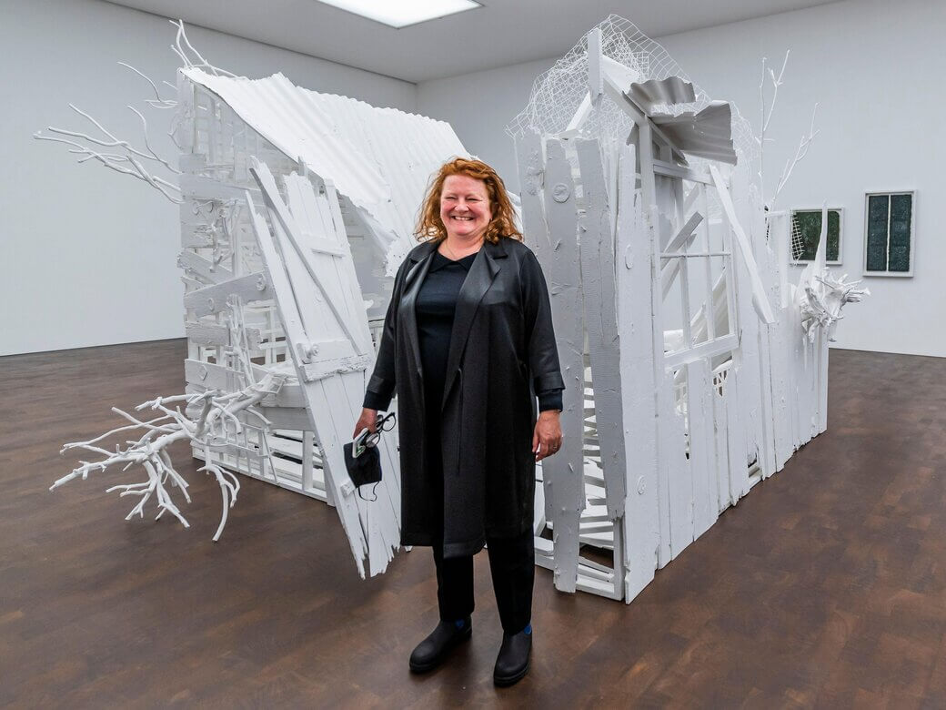 Rachel Whiteread avec Doppelgänger, Londres, 2020-21