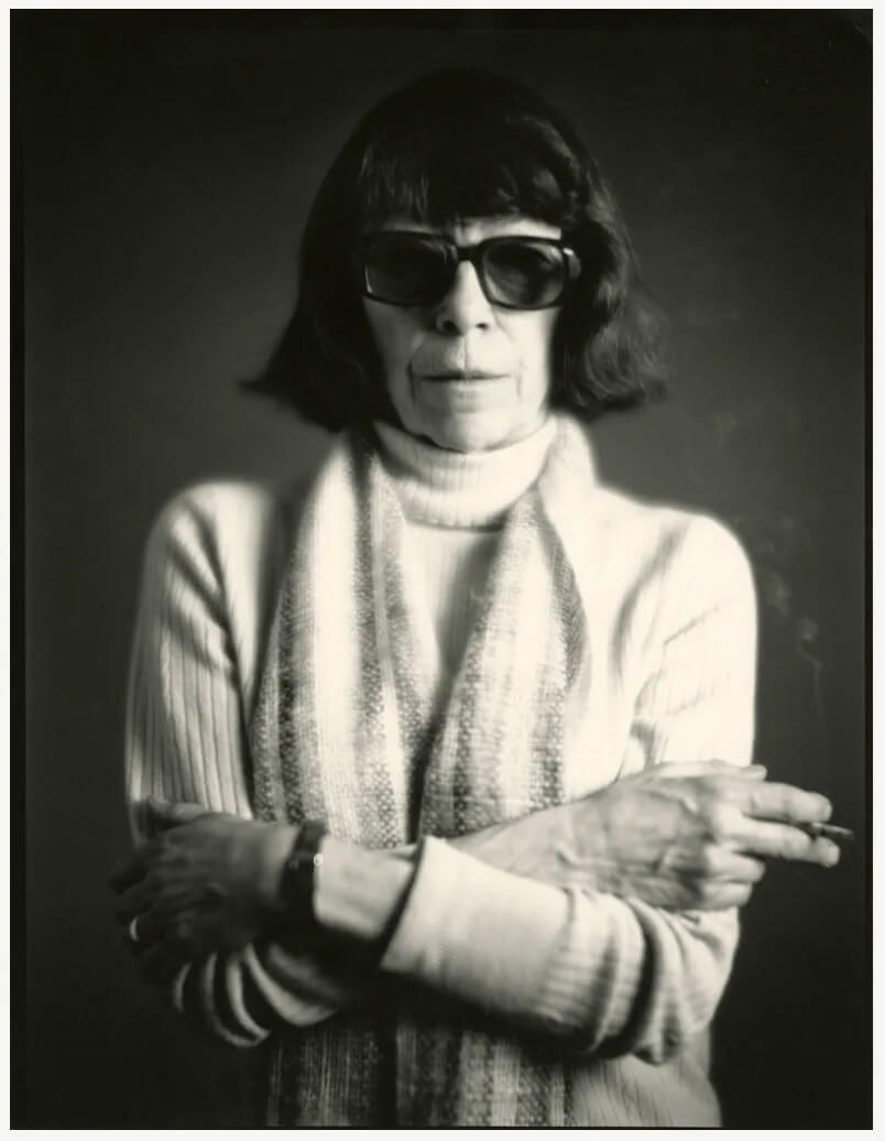 CL1160 Timohty Greenfield-Sanders, Portrait of Joan Mitchell, 1981 © Timothy Greenfield-Sanders