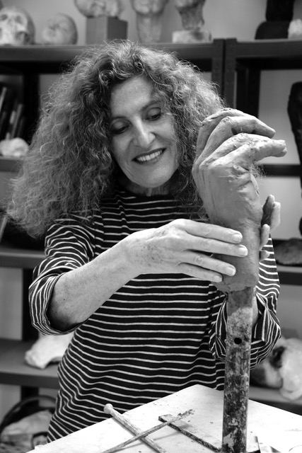 Nicole Farhi in her studio © Nicole Farhi