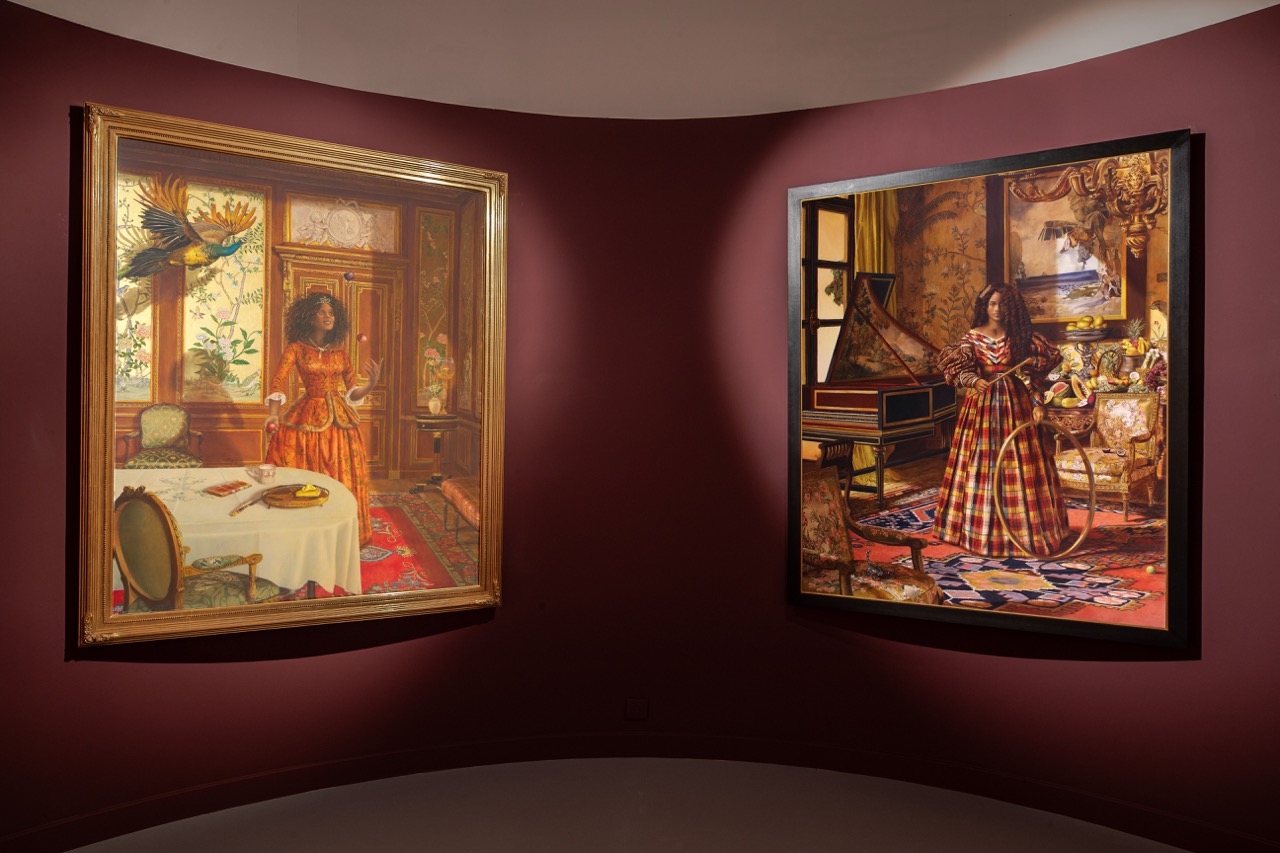 Vue de la galerie 1 de l'exposition Reminiscence au FAMM. Photo Jérôme Kelagopian