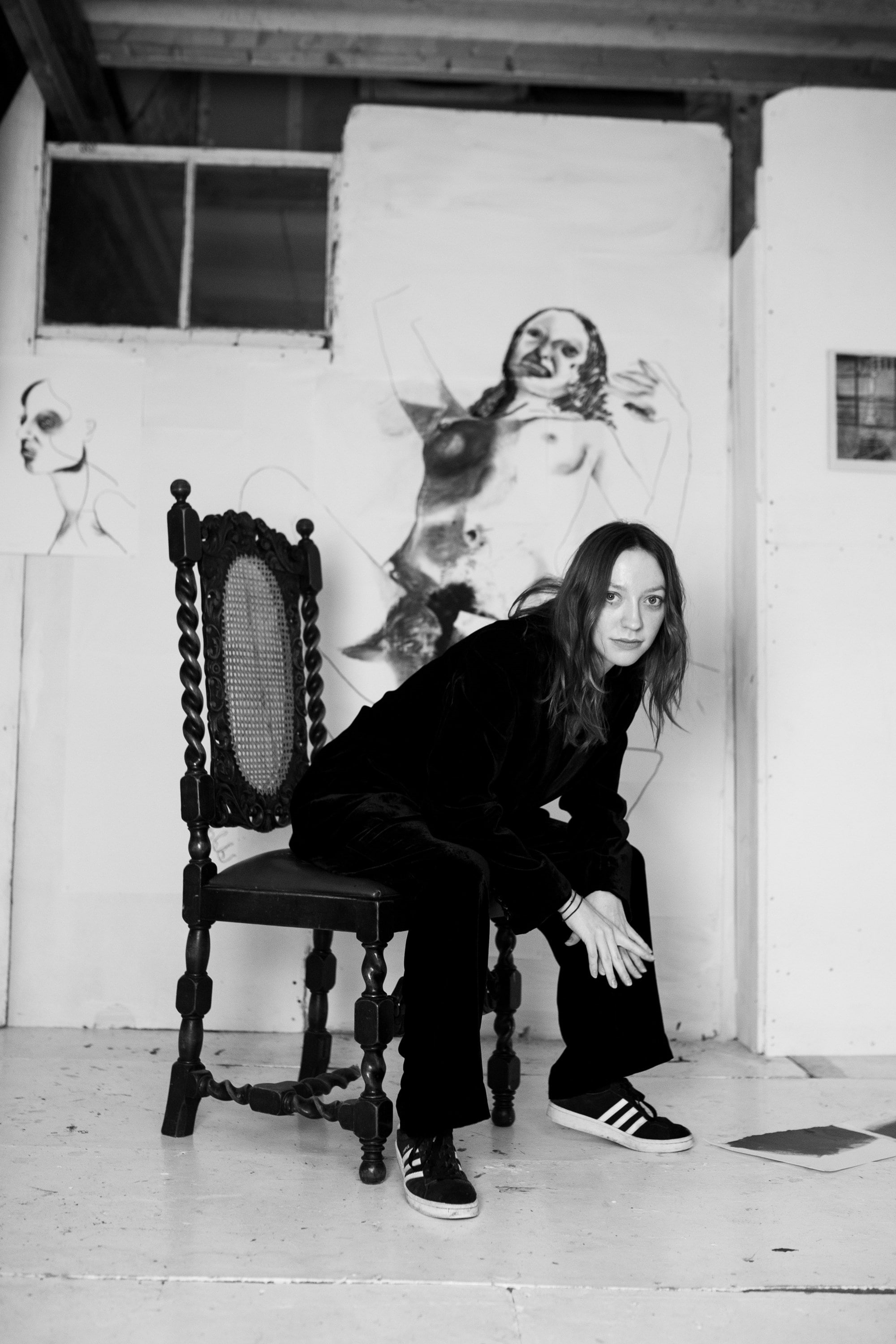 Portrait of Elsa Rouy, Crédits: Steph Wilson - Gilded lilies, courtesy of GNYP Gallery