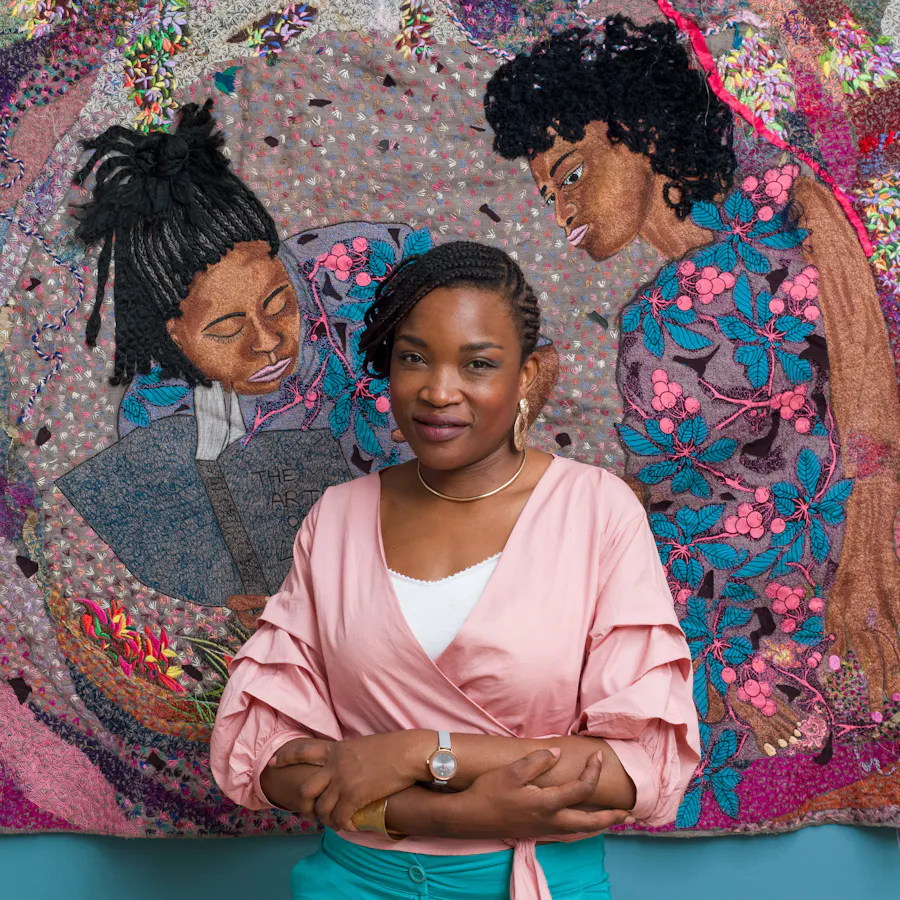 Portrait de Kimathi Mafafo, avec l'aimable autorisation de la Galerie Kristin Hjellegjerde