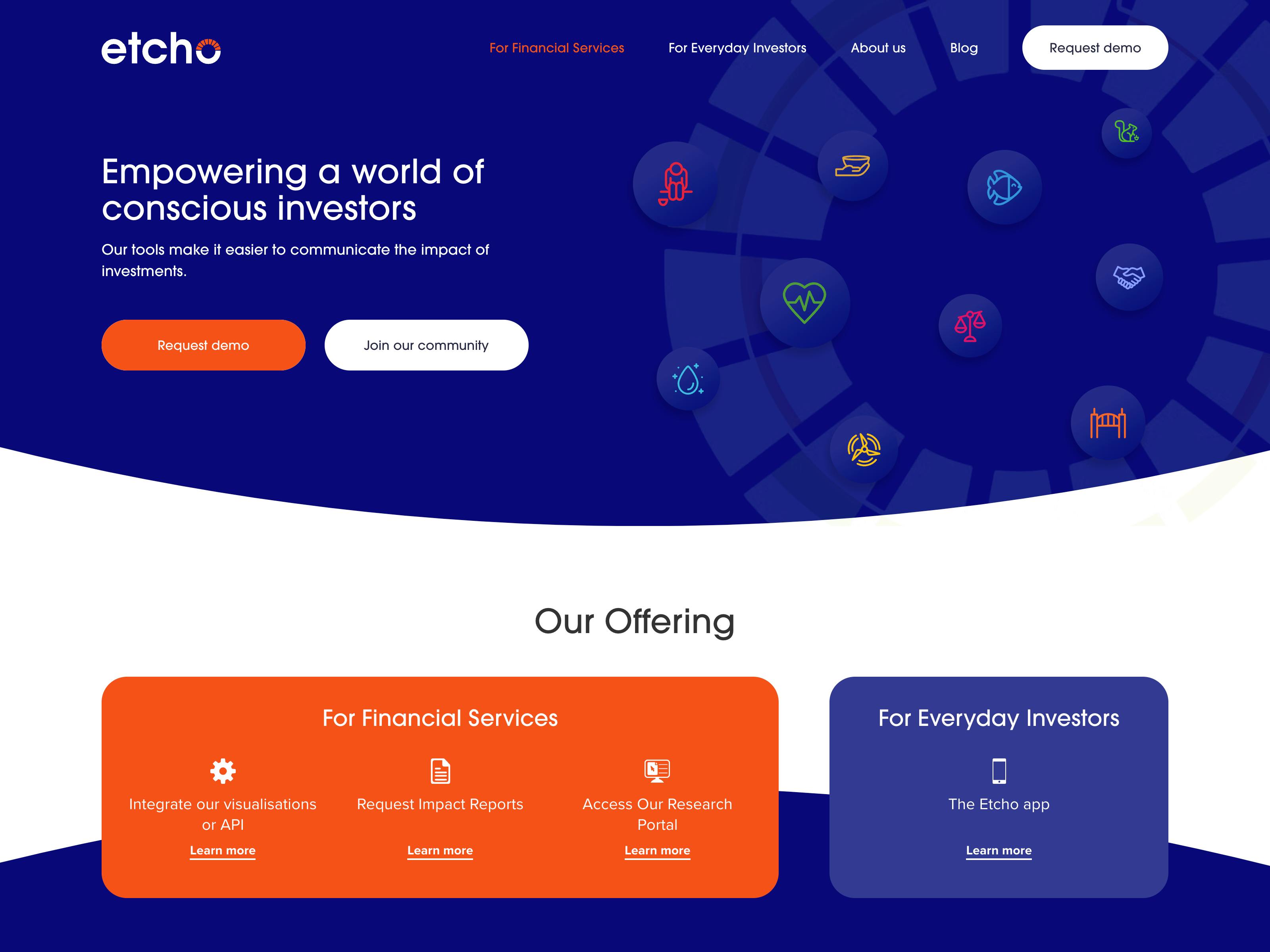 Etcho website screenshot
