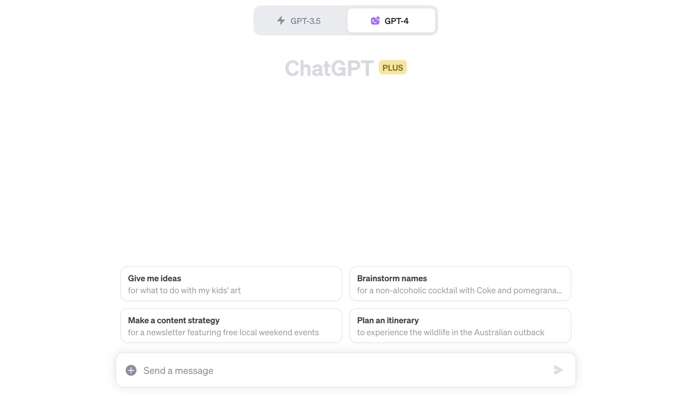 ChatGPT Interface