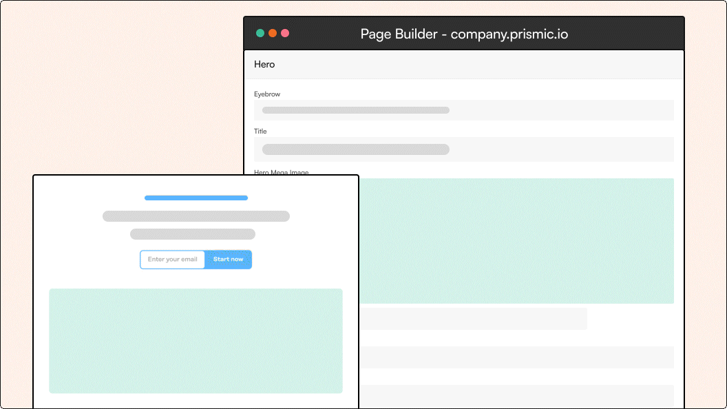 An animation showing the real-time preview experience, with an image appearing in real-time in a slice