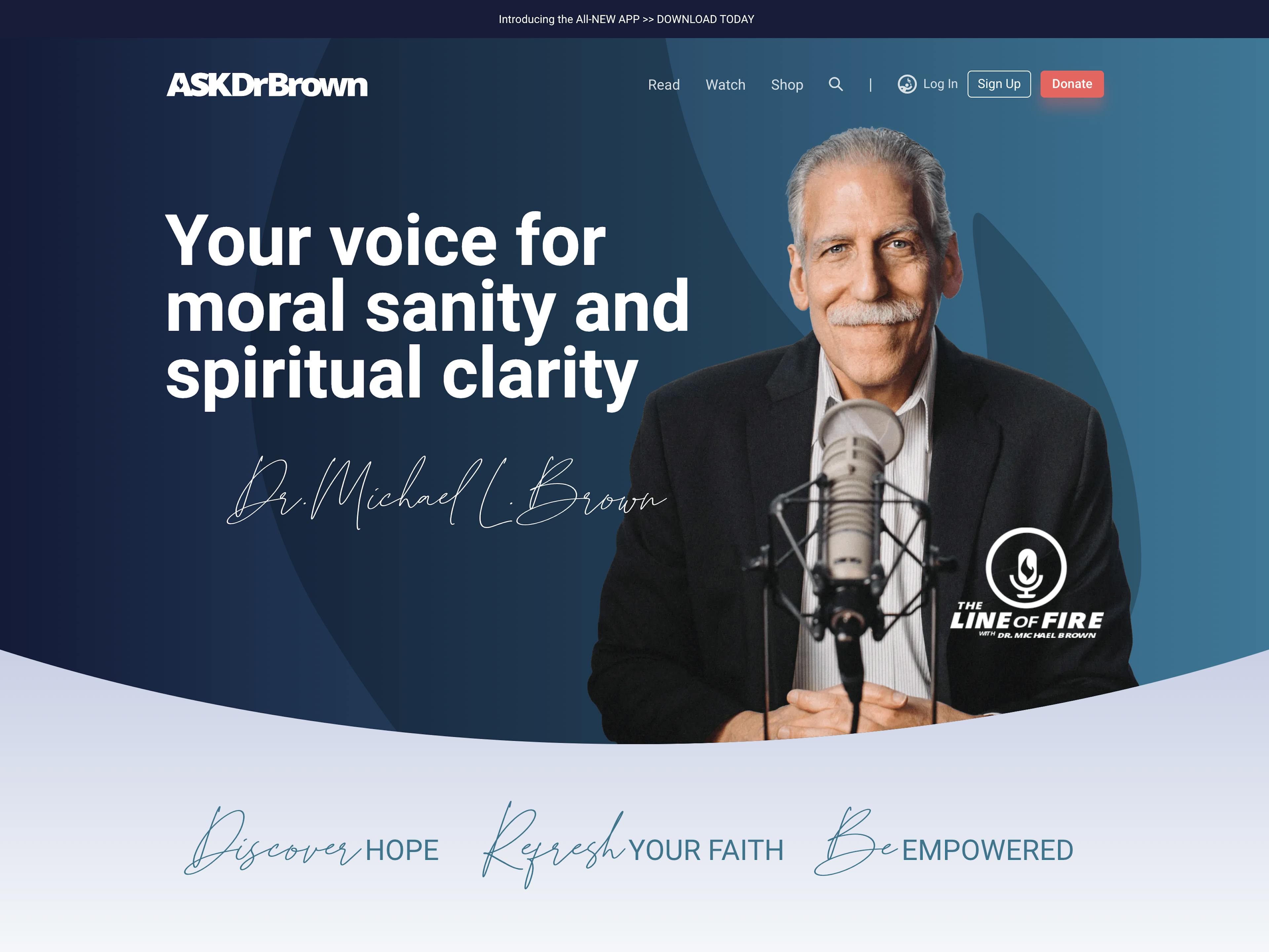 ASKDrBrown website screenshot