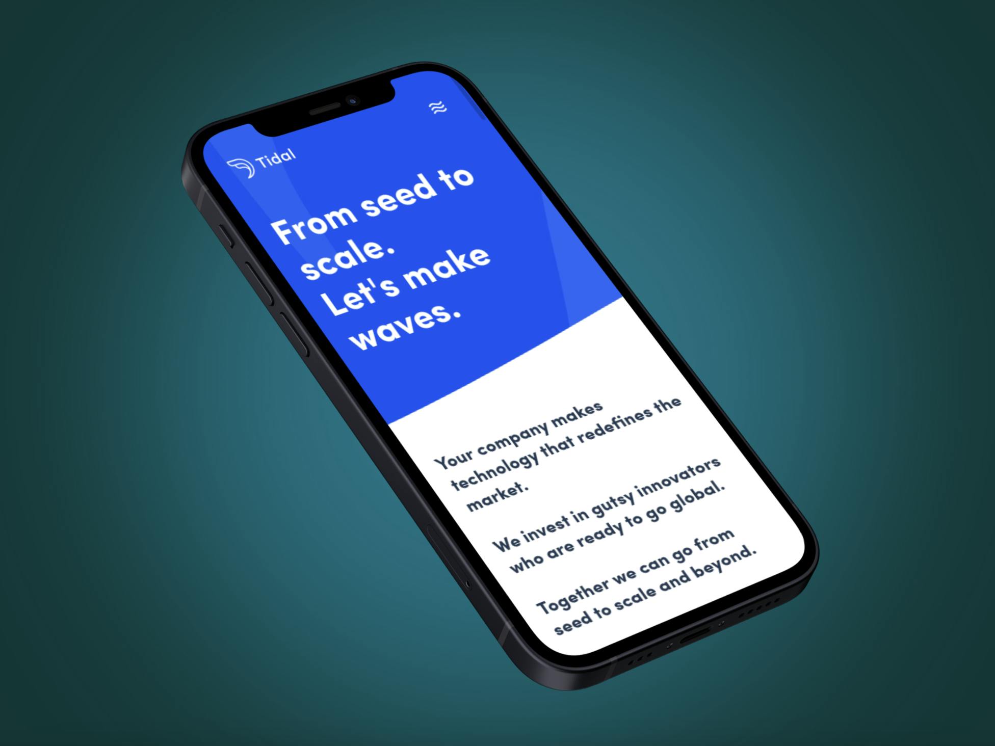 Tilda VS website screenshot