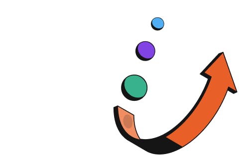 Looping arrow Illustration