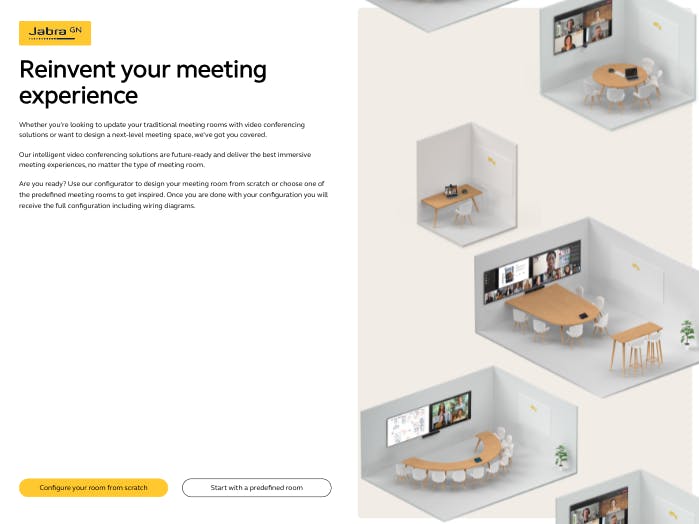 Jabra Configurator Website Screenshot