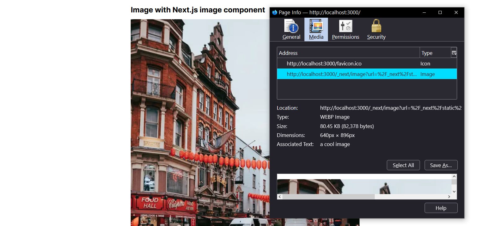 An image showing the size of an image with next/image.