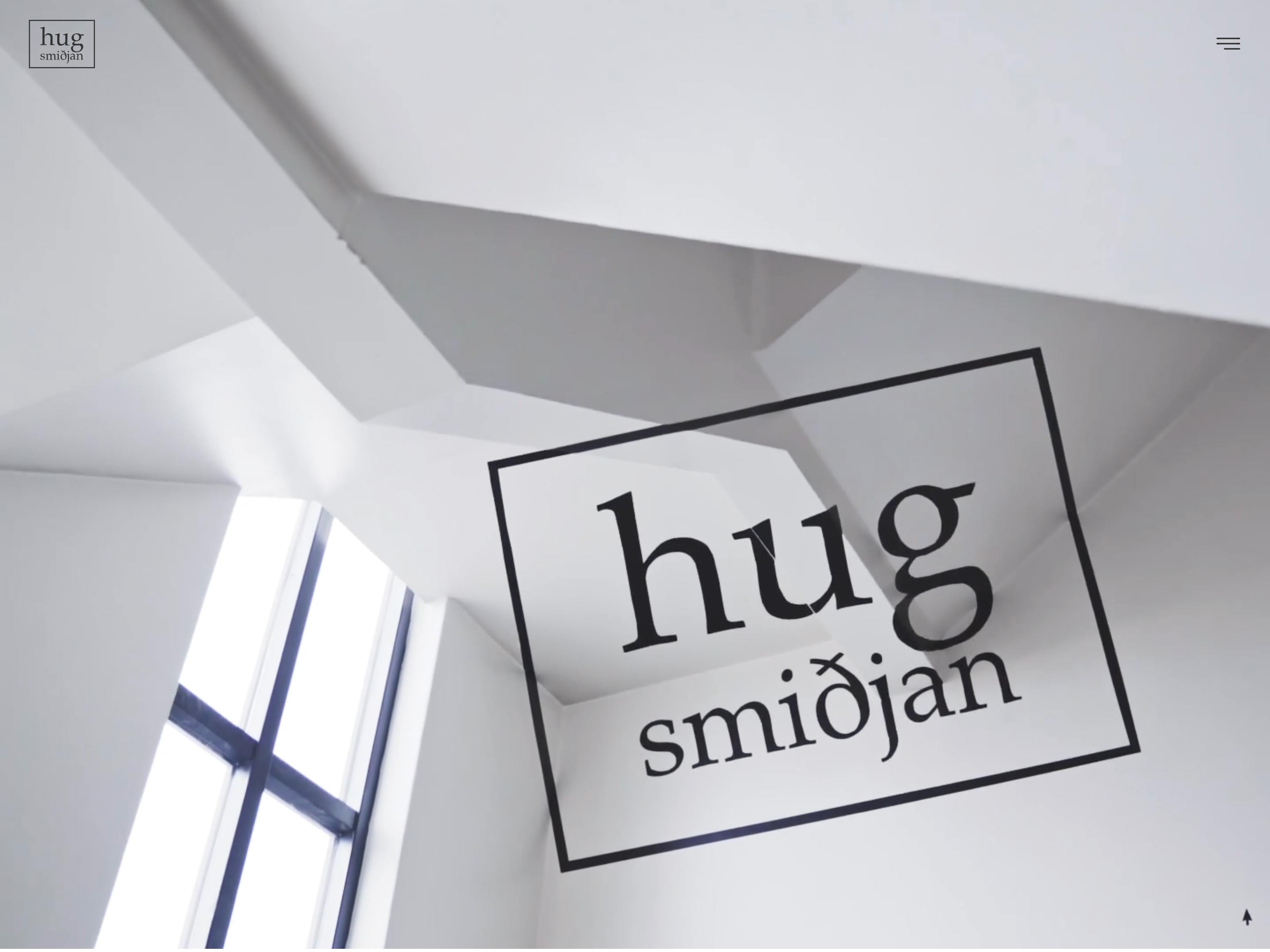 Hugsmiðjan website screenshot