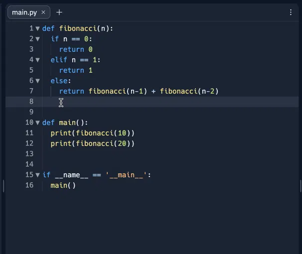 A GIF of Ghostwriter AI code generator