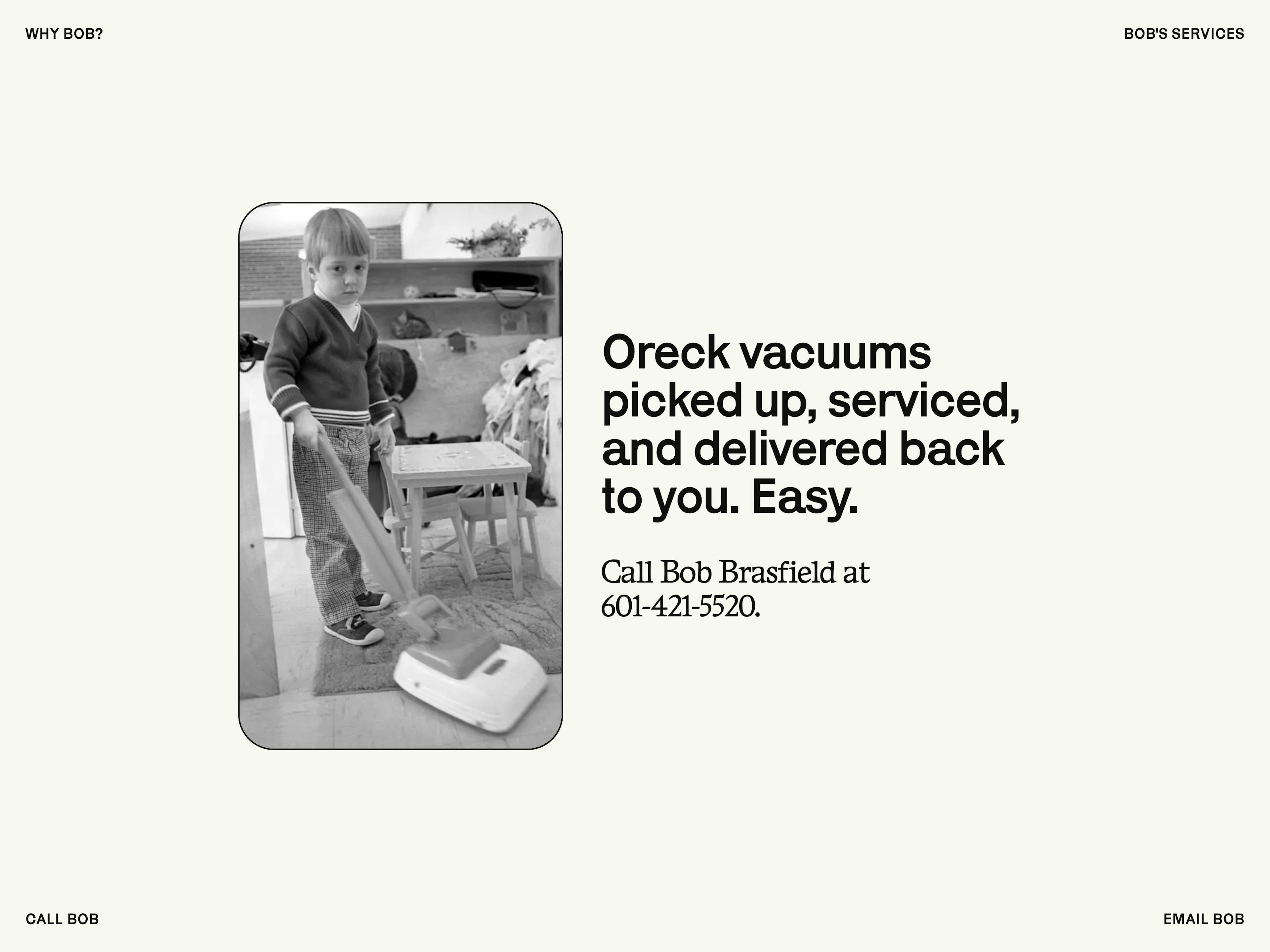 Oreck Vacuum Service & Repair screenshot