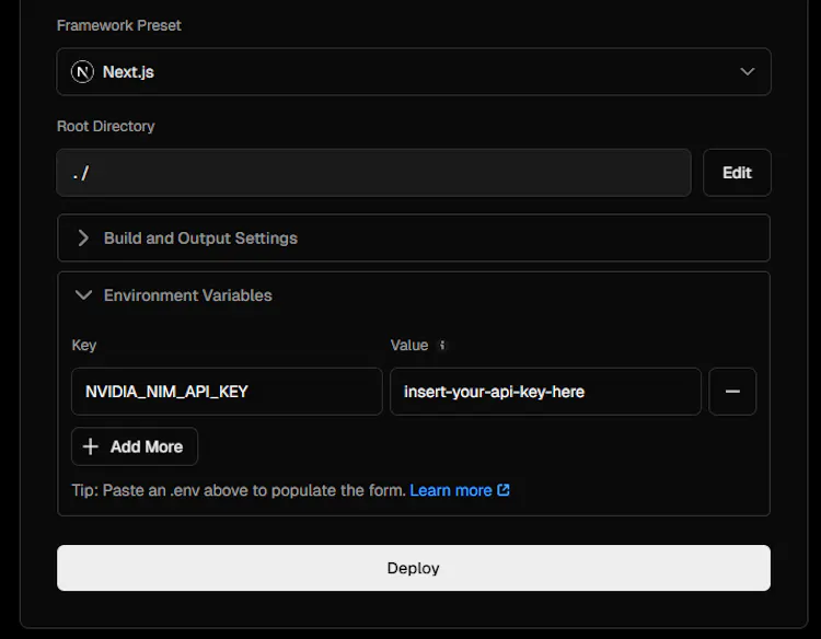 Build a Next.js AI Chatbot with Vercel AI SDK & Nvidia NIM