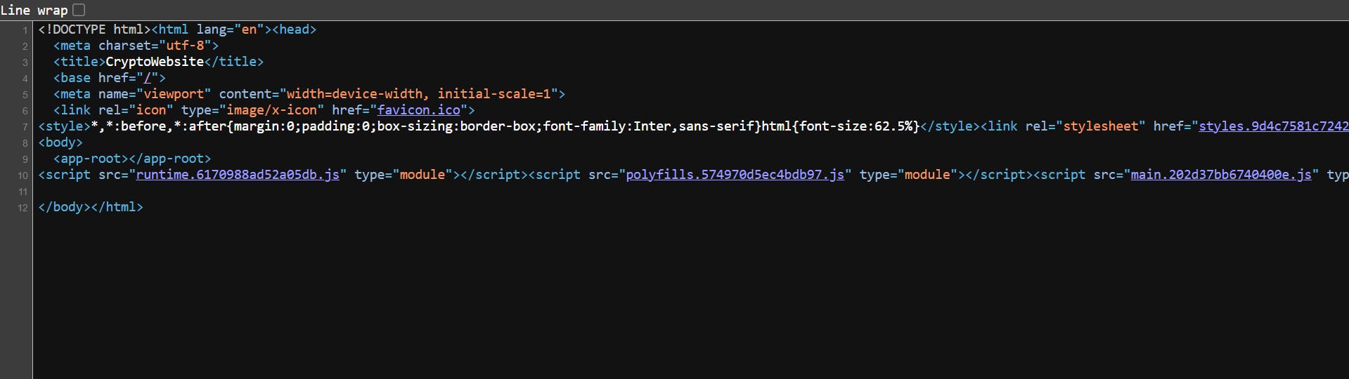 An image of Angular source code.