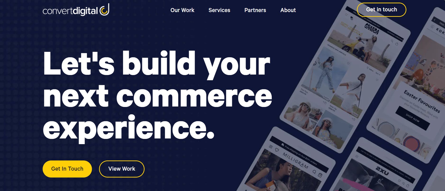 Image of Convert Digital website.