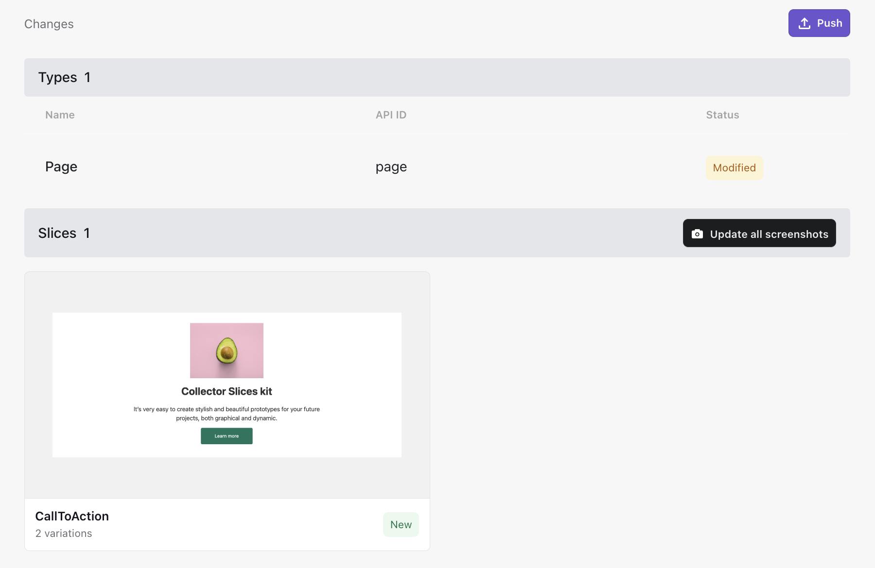 An image of Slice Machine change log.