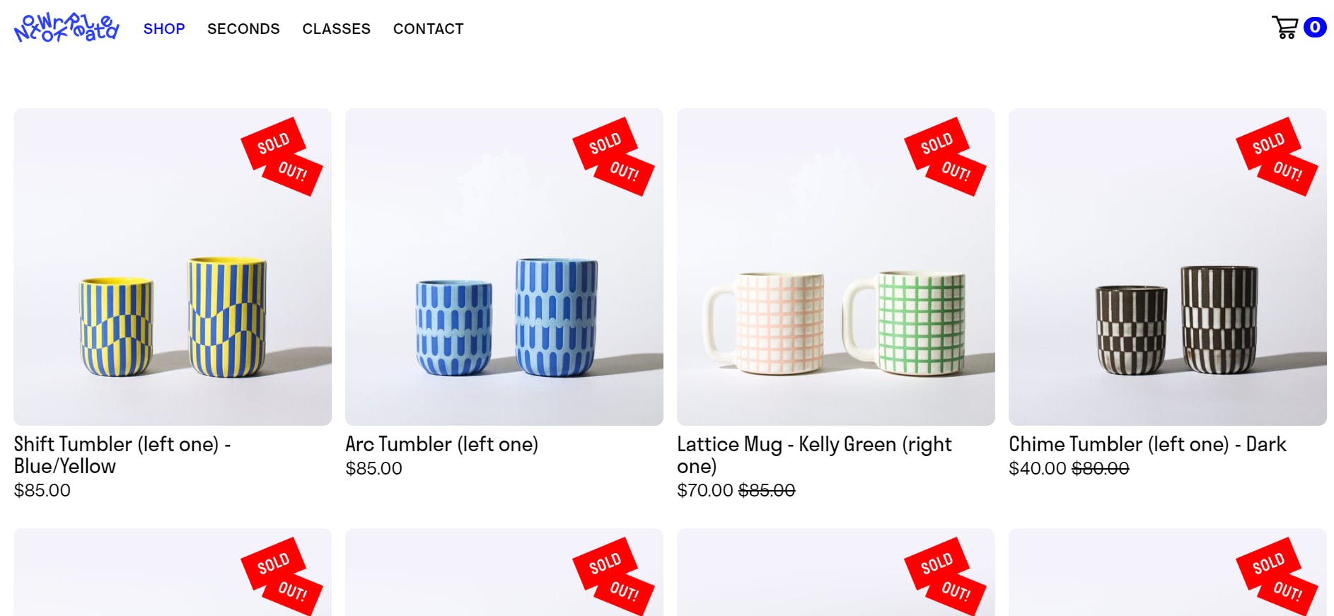 Squarespace example site image