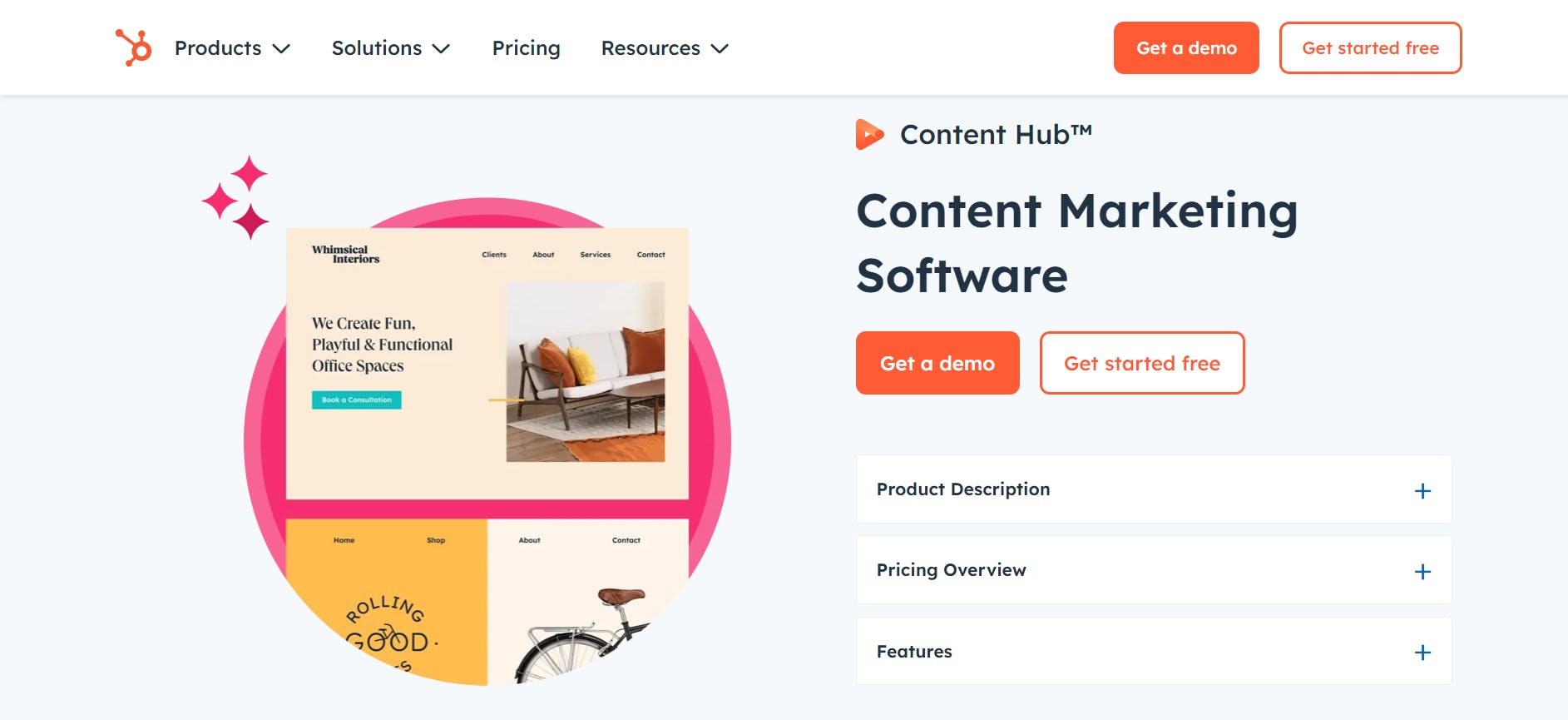 Hubspot site image.