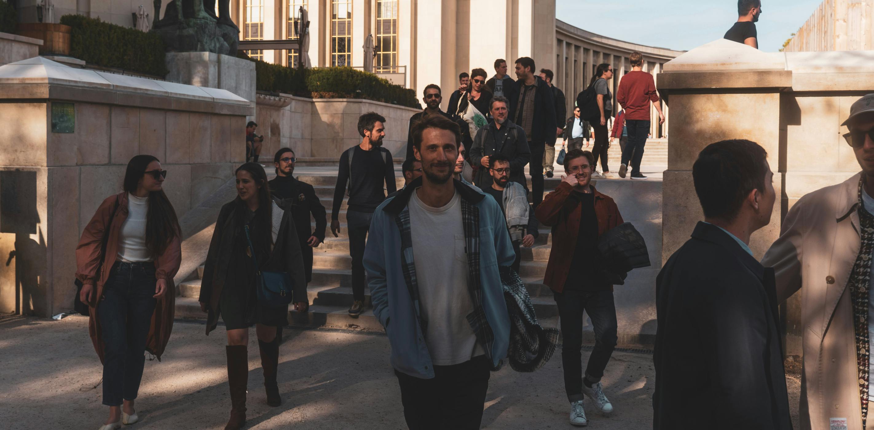 Picture of the Prismic team on a walk in Paris