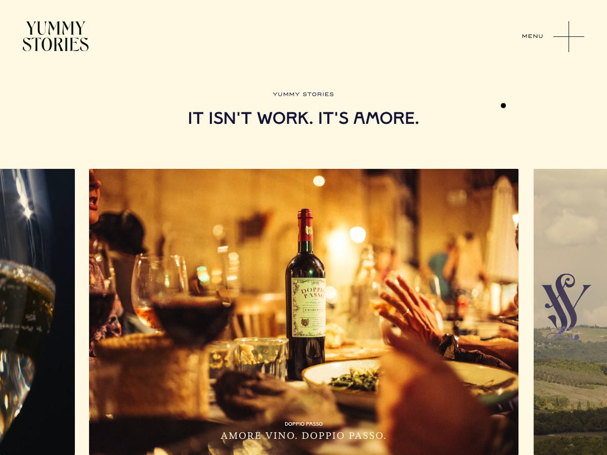 Yummy Stories website