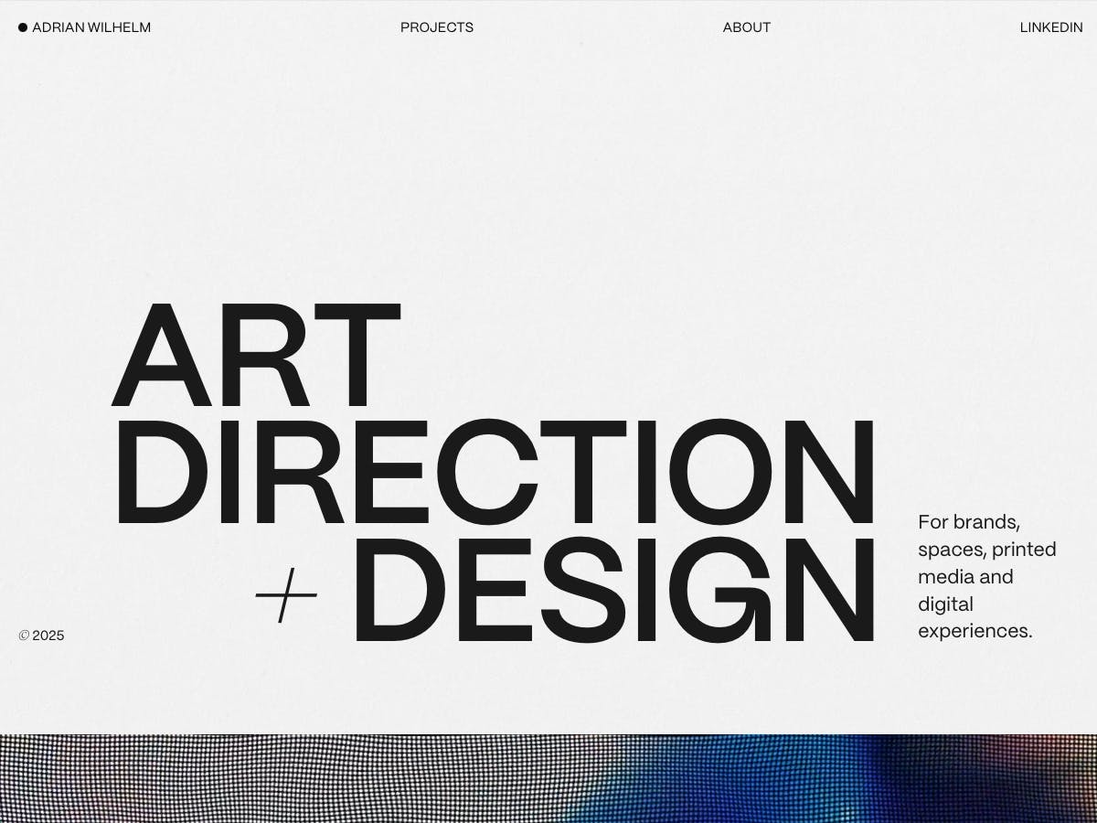 Adrian Wilhelm website