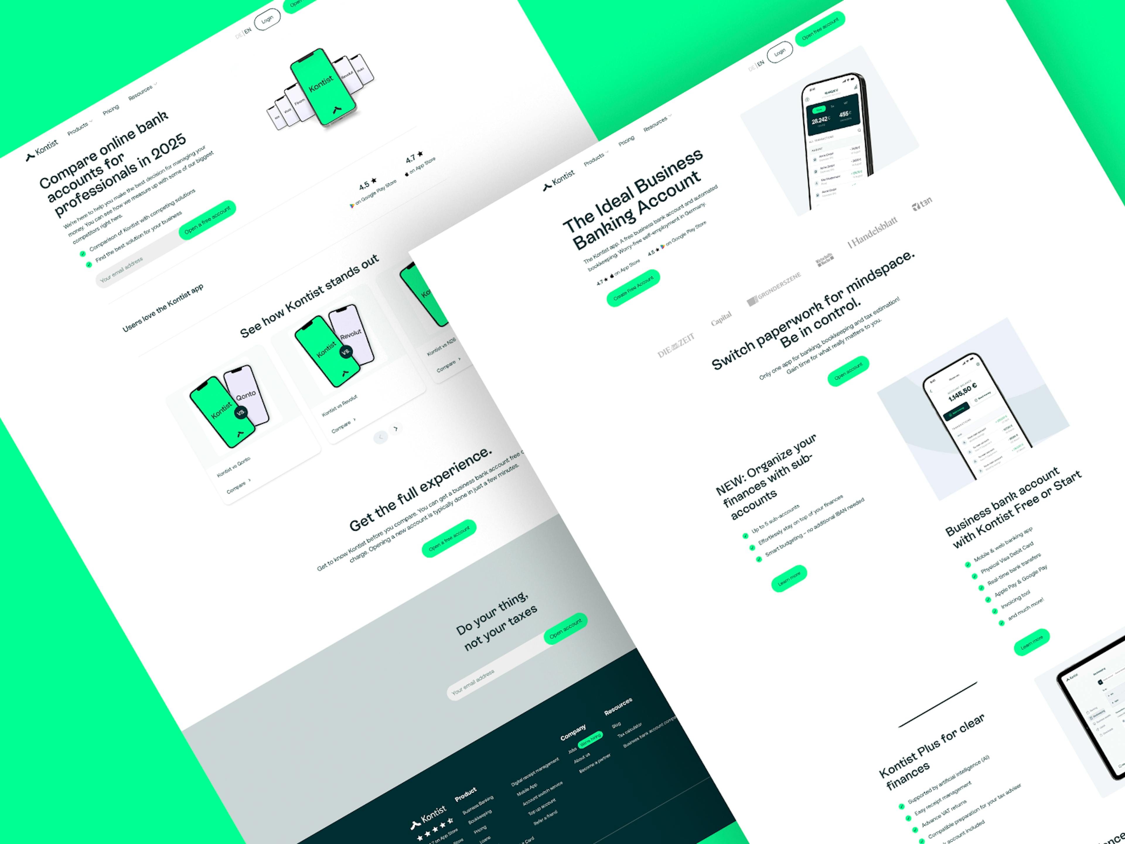 Kontist Customer Website