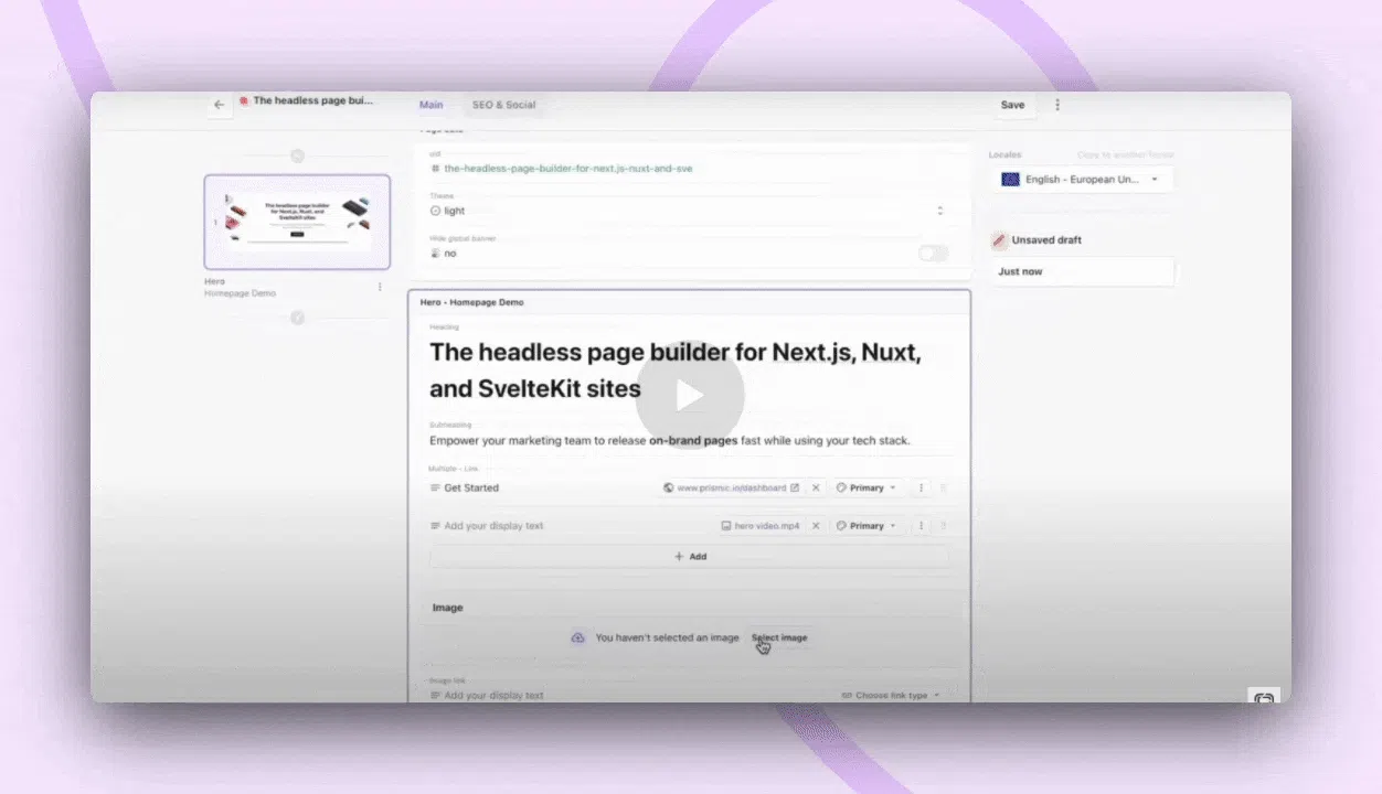 An image of filtering assets in the media library