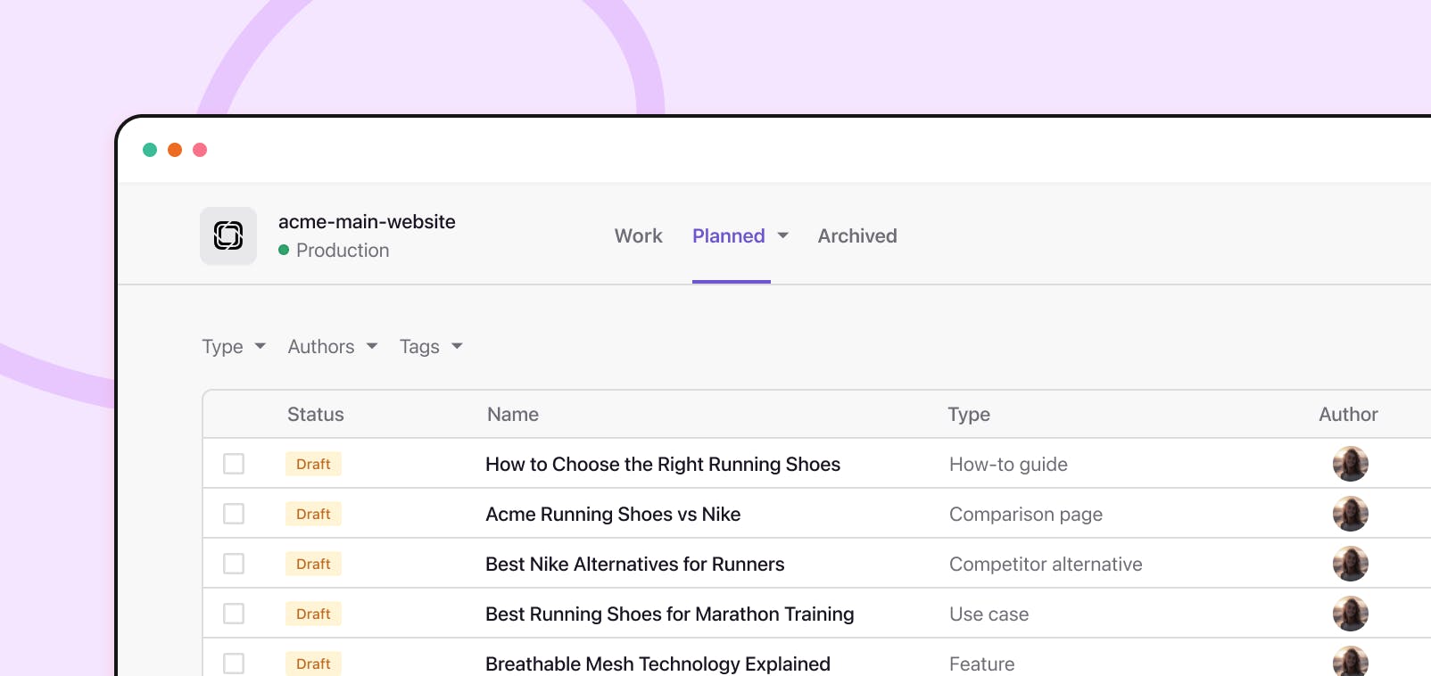 Prismic's GEO agent creating content for AI search citations