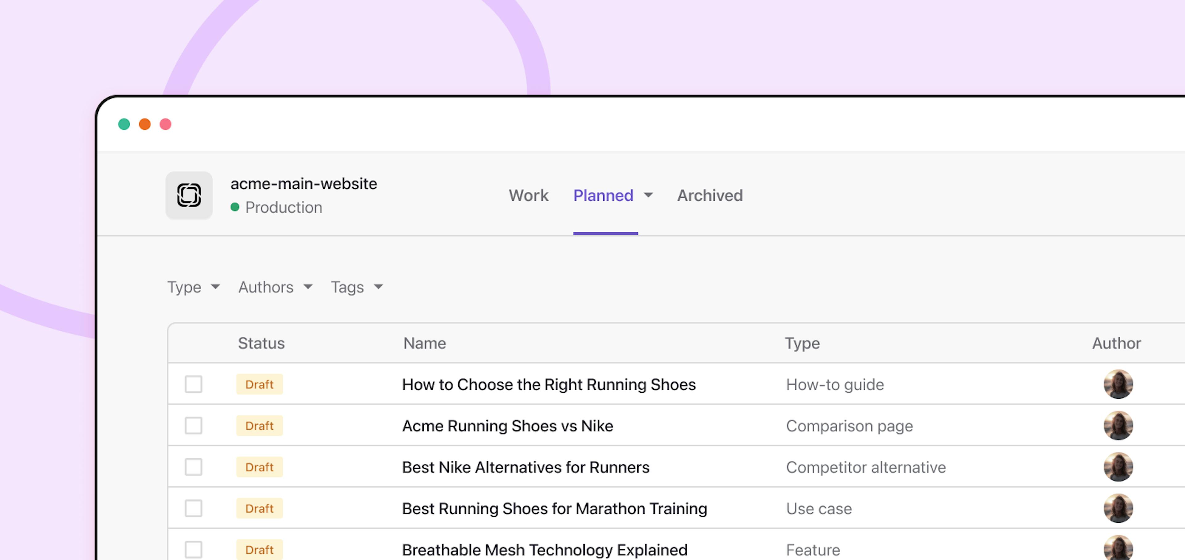 Prismic's GEO agent creating content for AI search citations