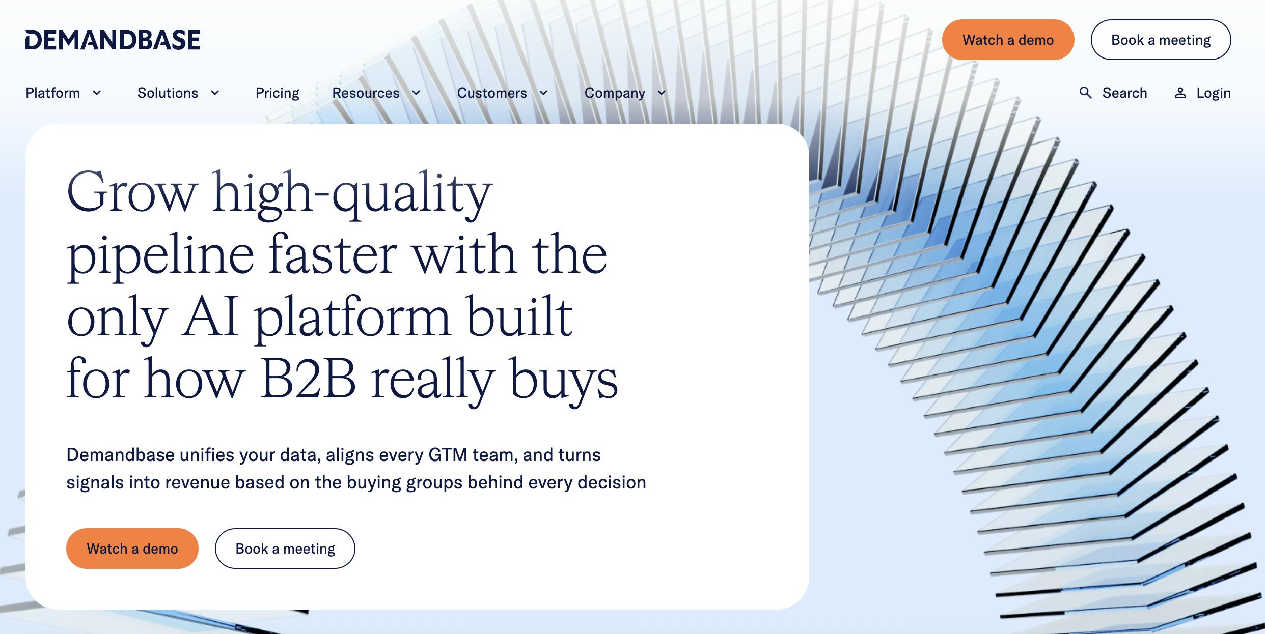 Demandbase account based marketing tool