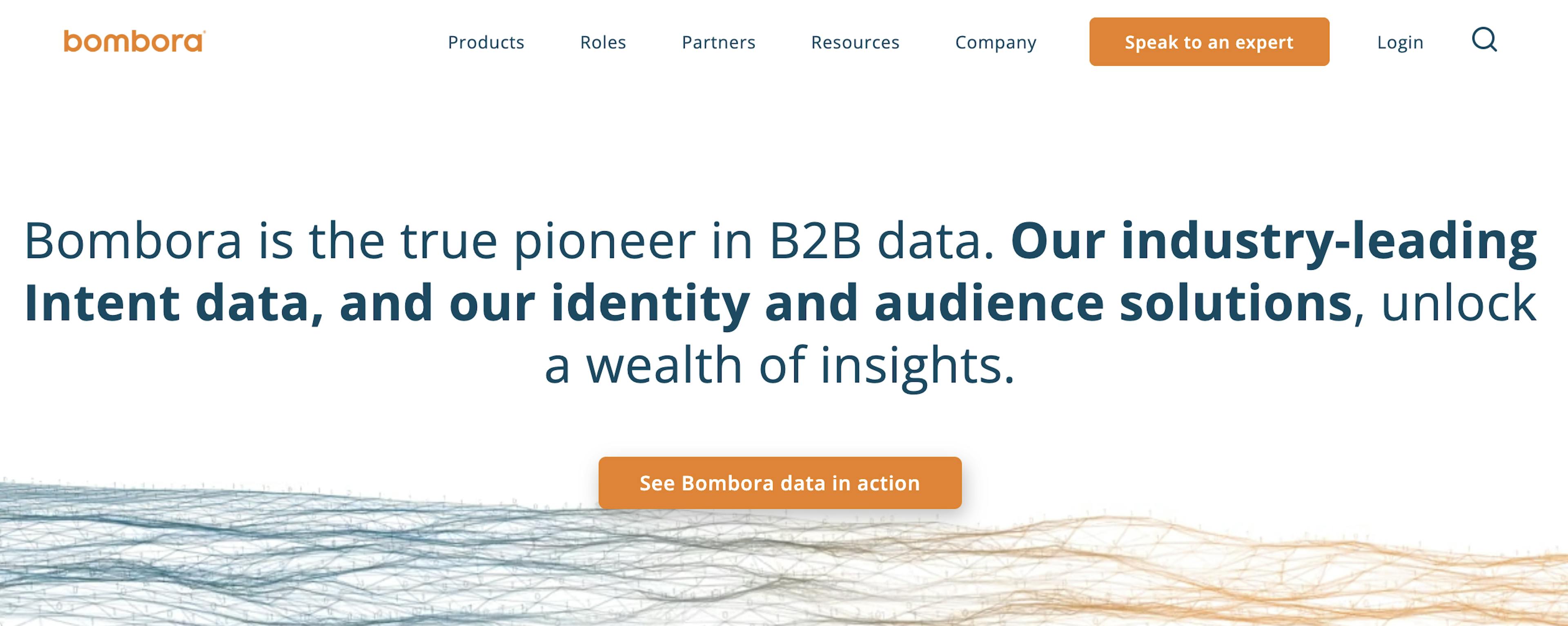 bombora abm intent data tool