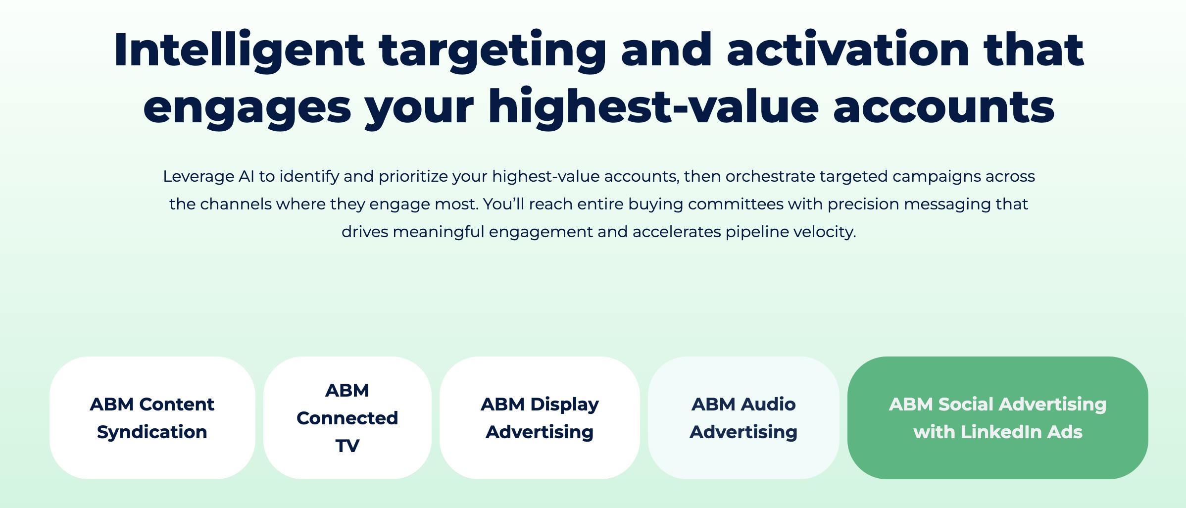 Madison Logic ABM advertising platform