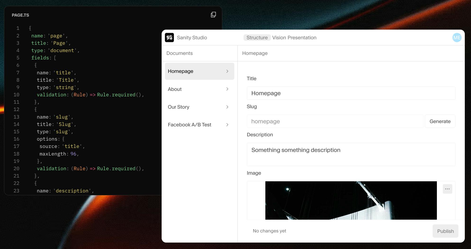 Image of Sanity Studio