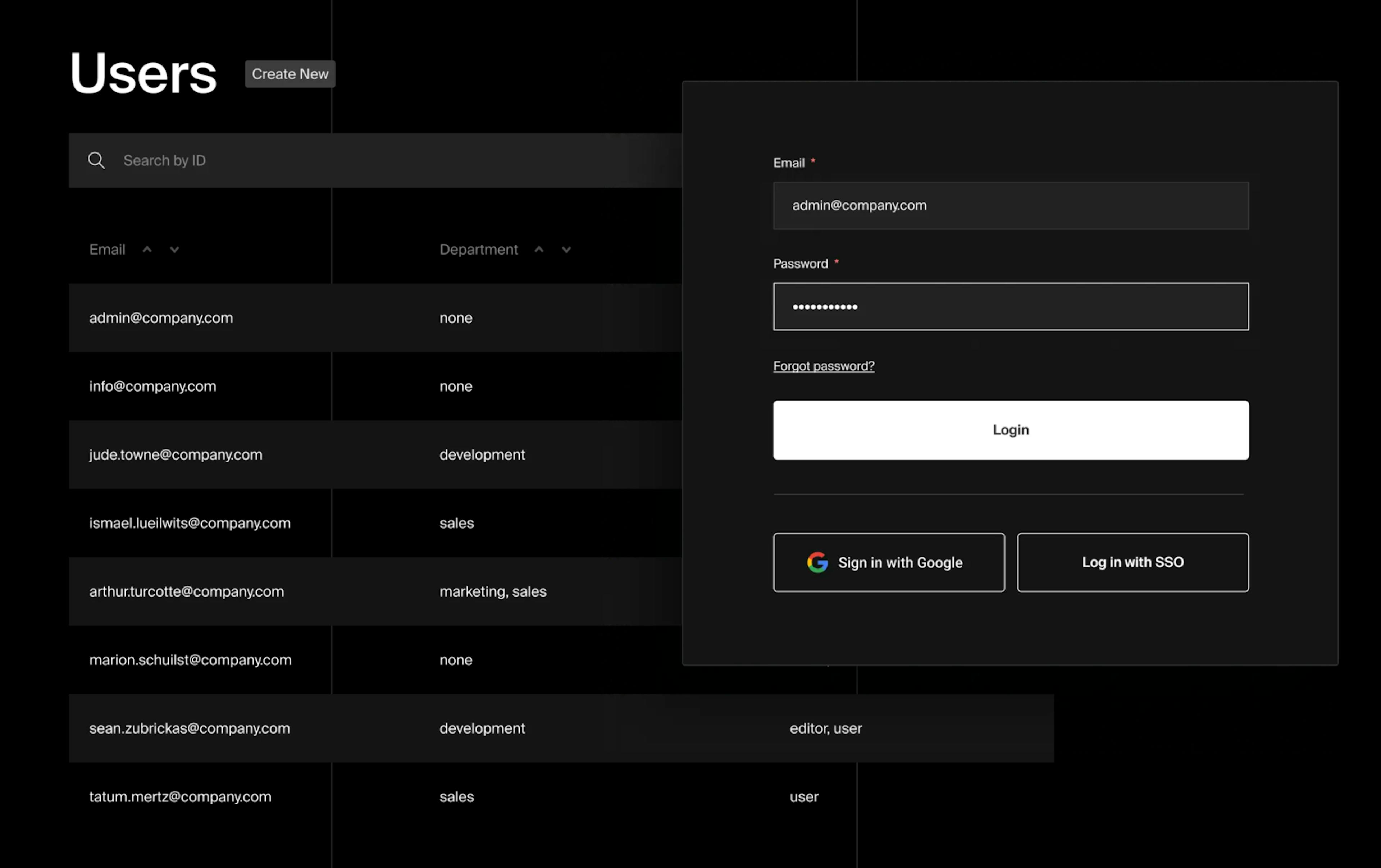 Image of Payload SSO roles