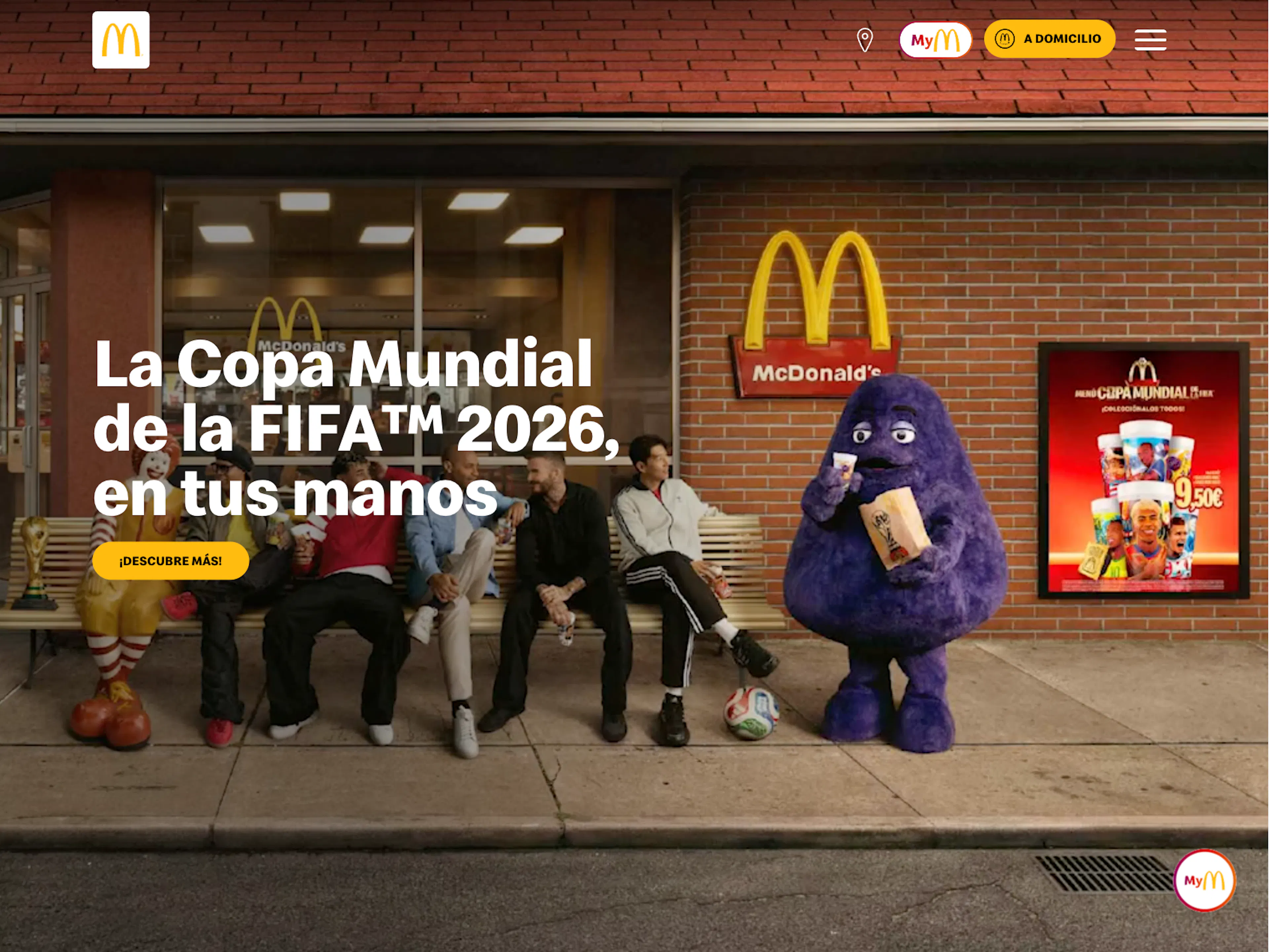 McDonald's Spain website