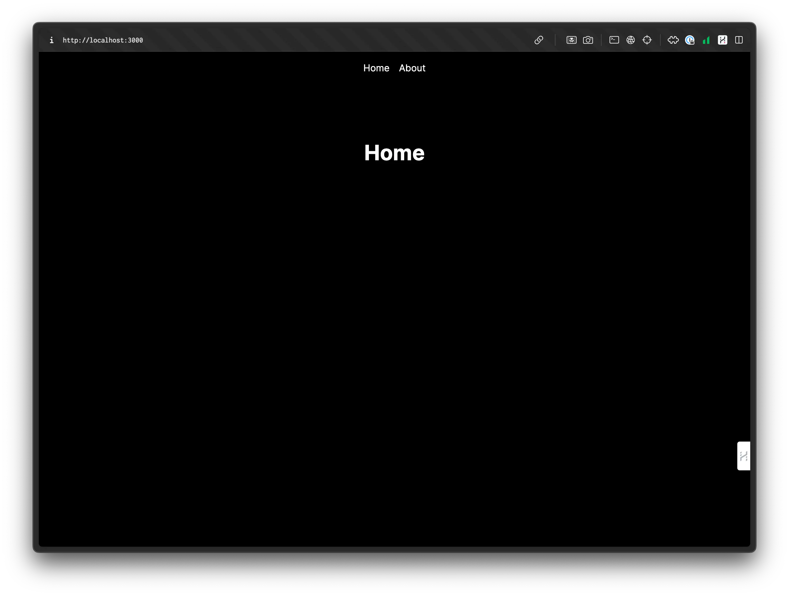 An image of the frontend of the site.