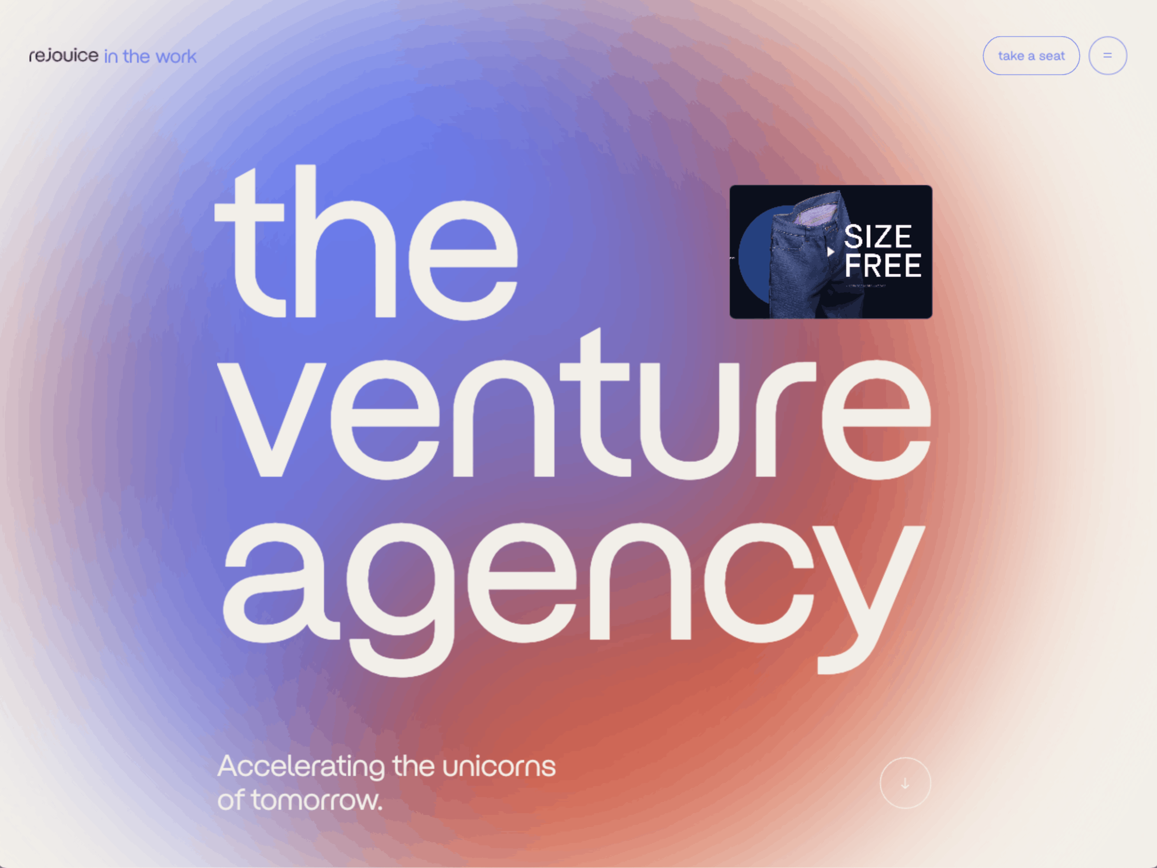 Rejouice Agency Website cover