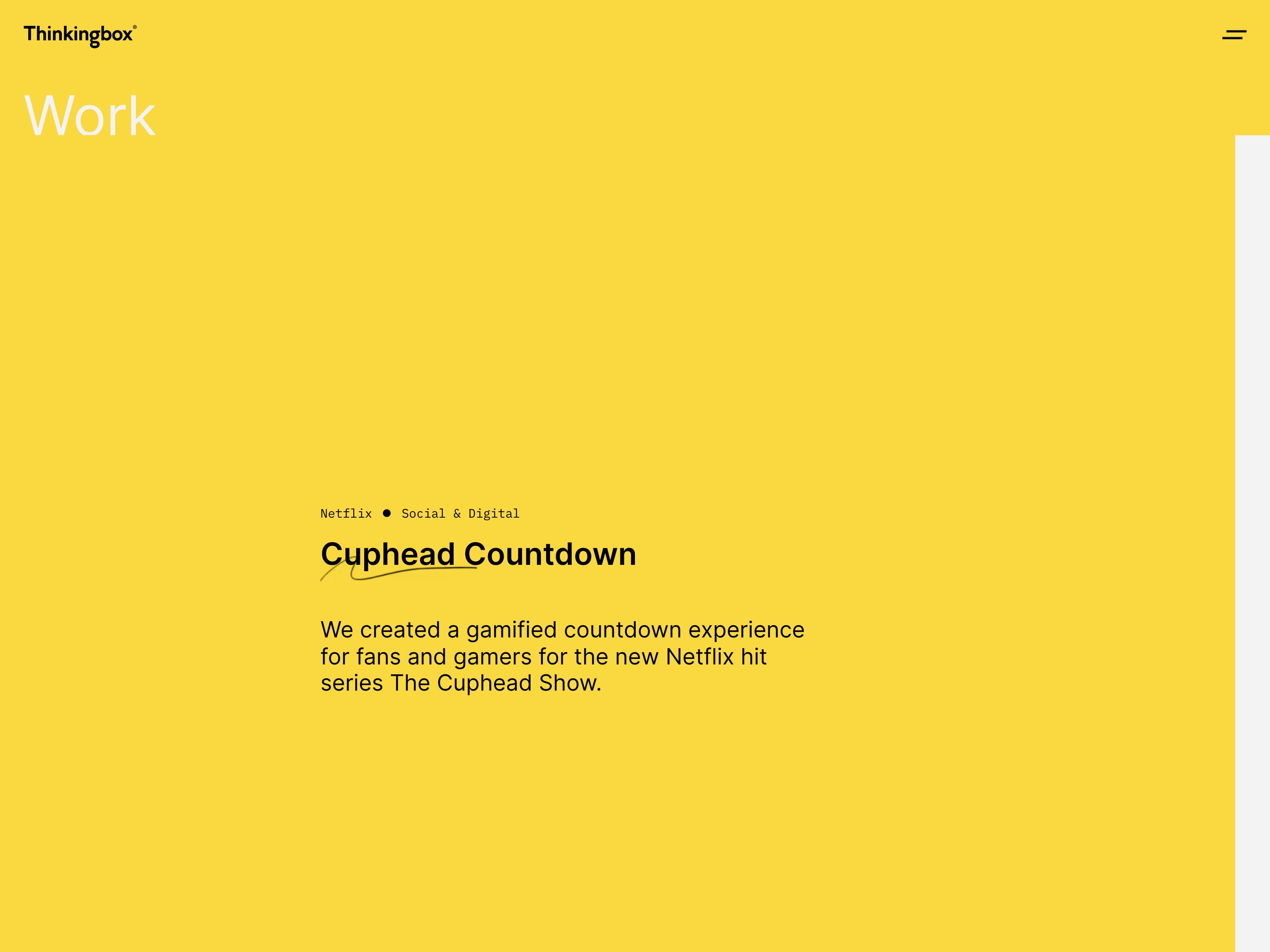 Cuphead Show website screenshot