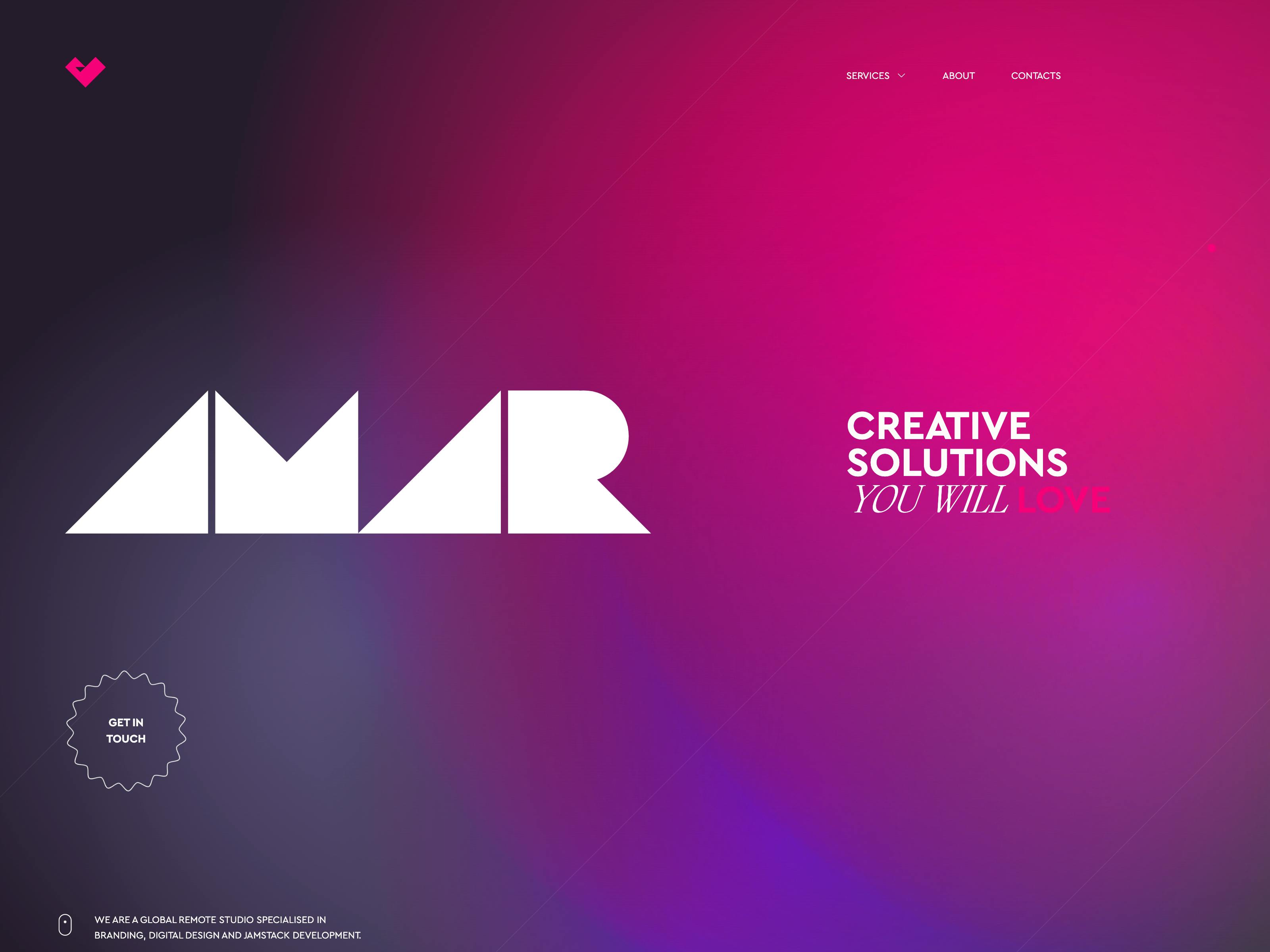 AMAR Design website screenshot