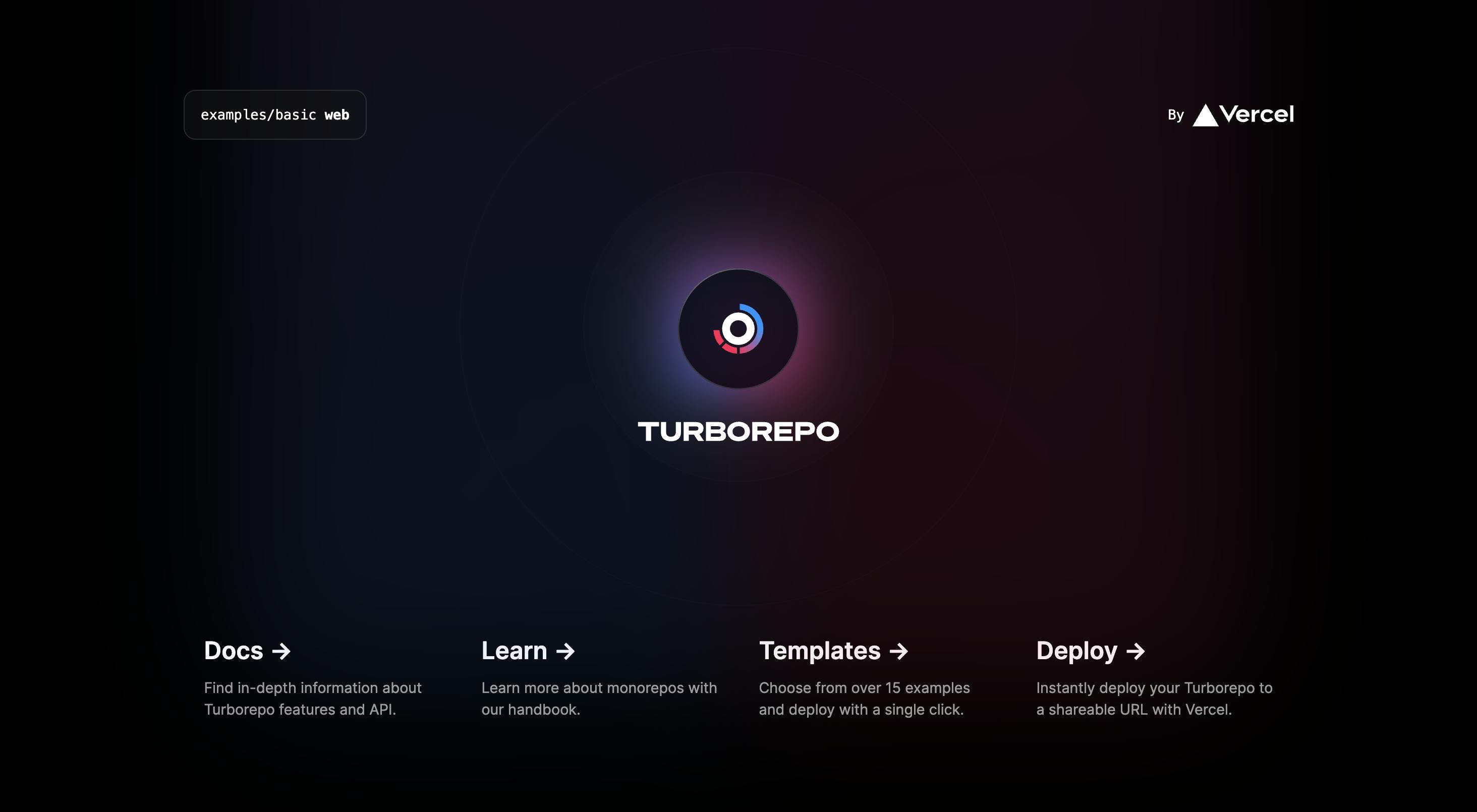 An image of Next.js Turborepo.