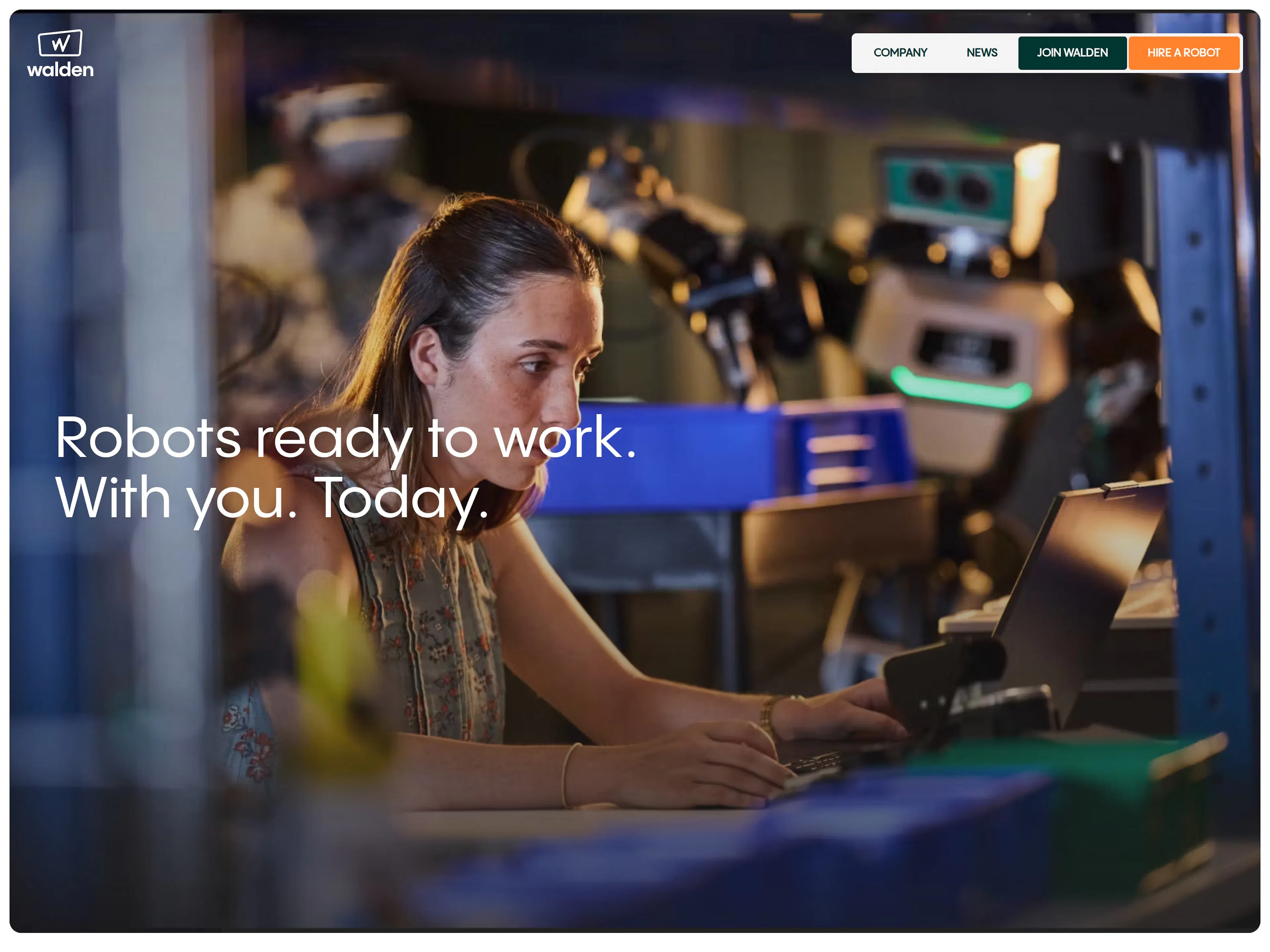 Walden Robotics website screenshot