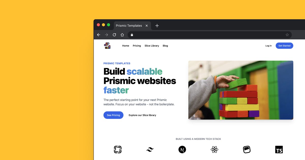 A premium headless CMS template using Prismic, Slice Machine, Next.js ...