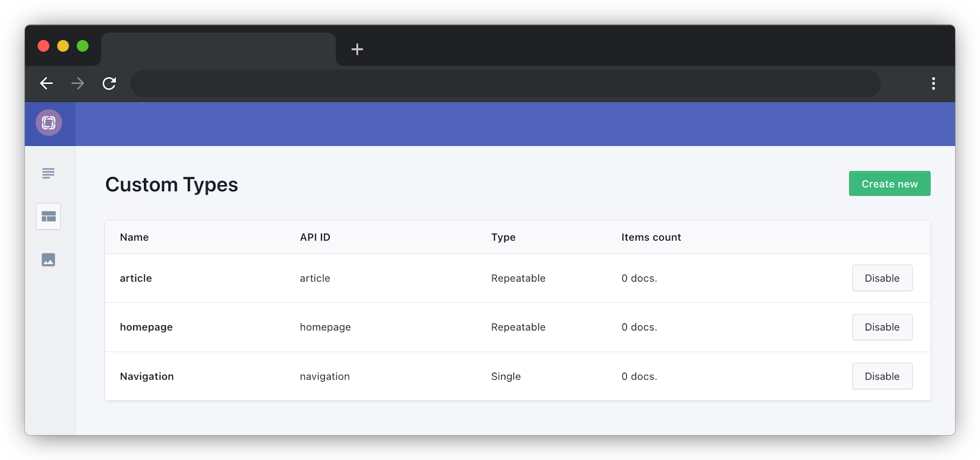 What Is a Custom Type? - Documentation - Prismic